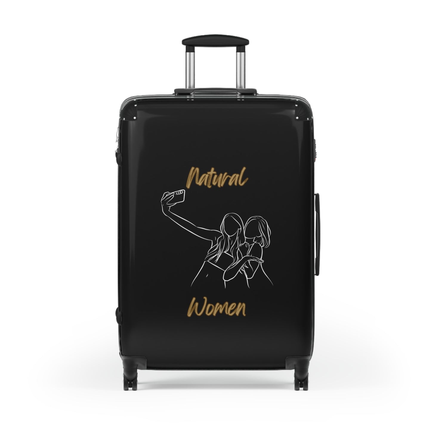 Natural Woman Friends Selfie (WL) Suitcase BLACK