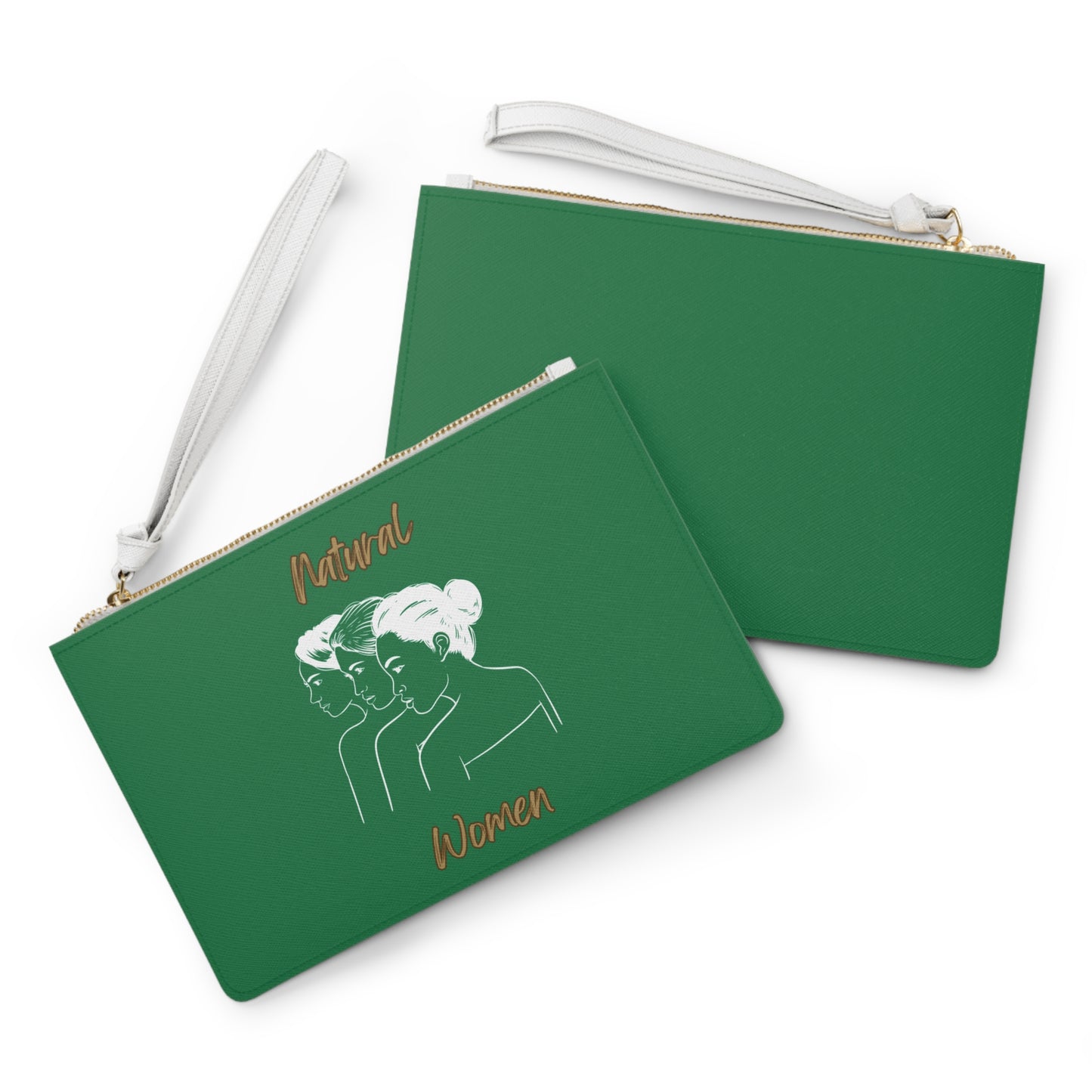 Natural Woman United Friends (WL) Clutch Bag DARK GREEN
