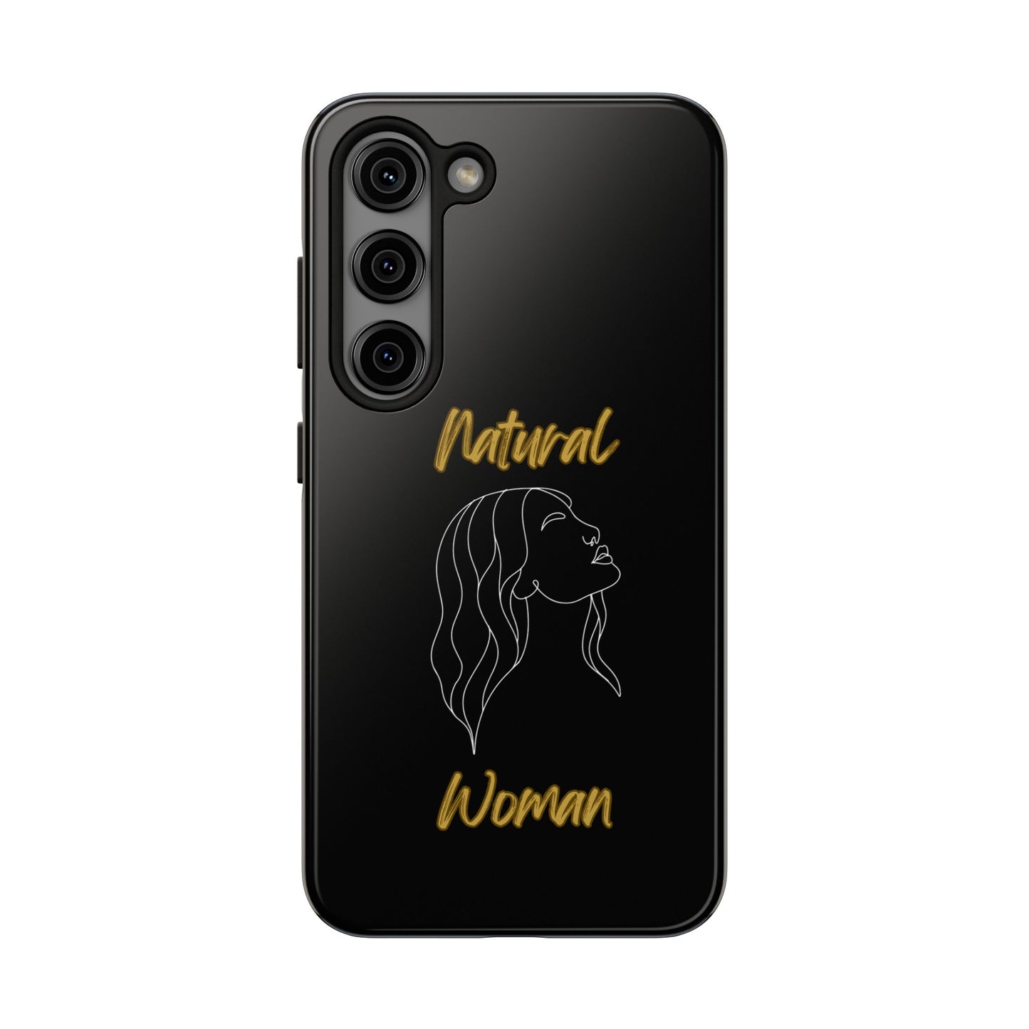 Natural Woman Breeze On Face (WL)Tough Phone Cases BLACK