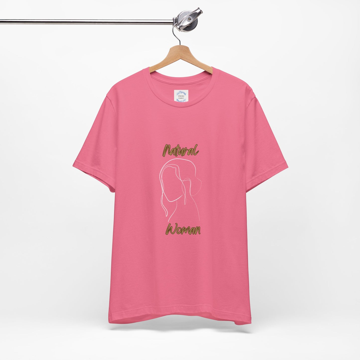 Natural Woman Hanging Hair (WL) Short Sleeve T-Shirt