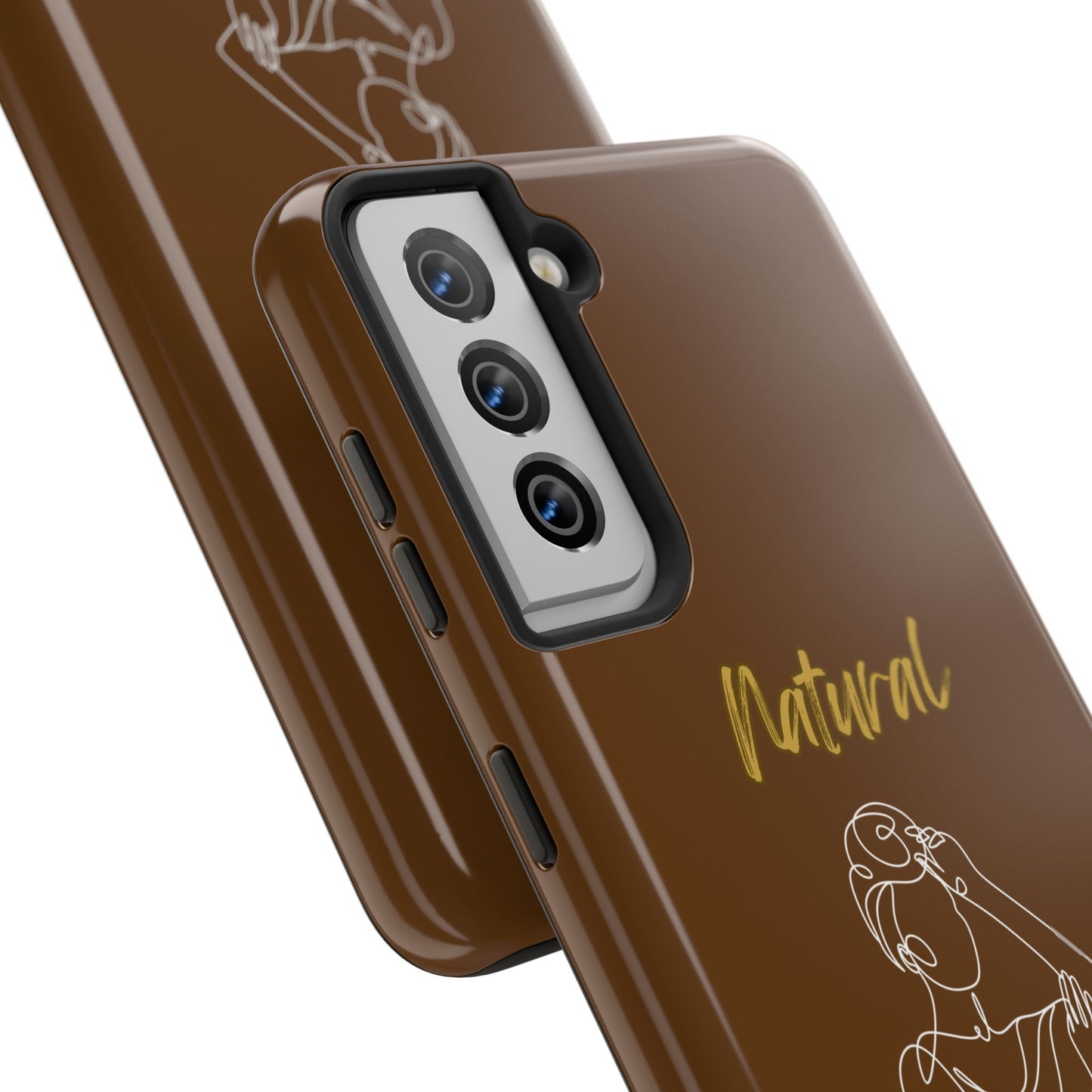 Natural Woman Style (WL)Tough Phone Cases BROWN