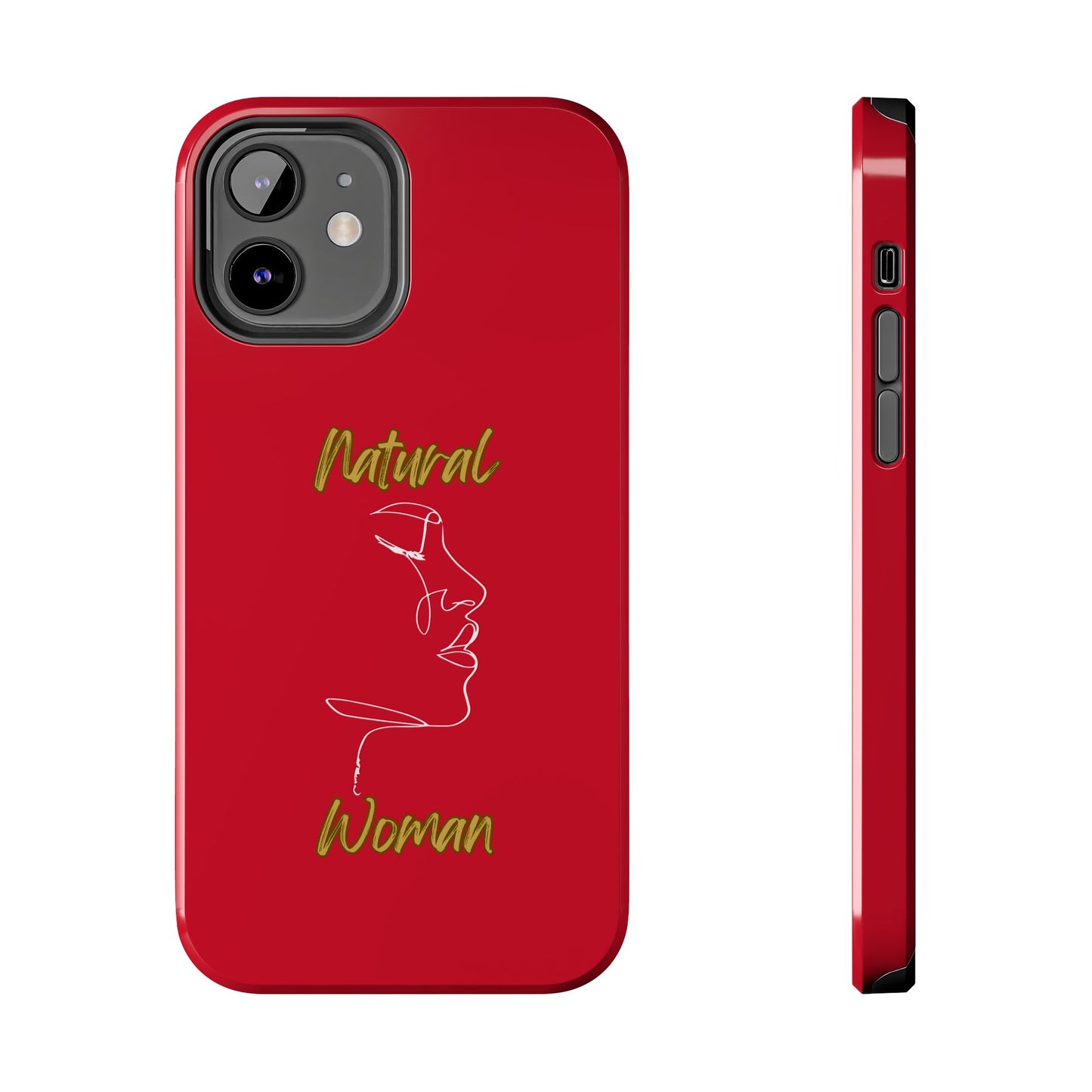 Natural Woman Timeless (WL)Tough Phone Cases DARK RED