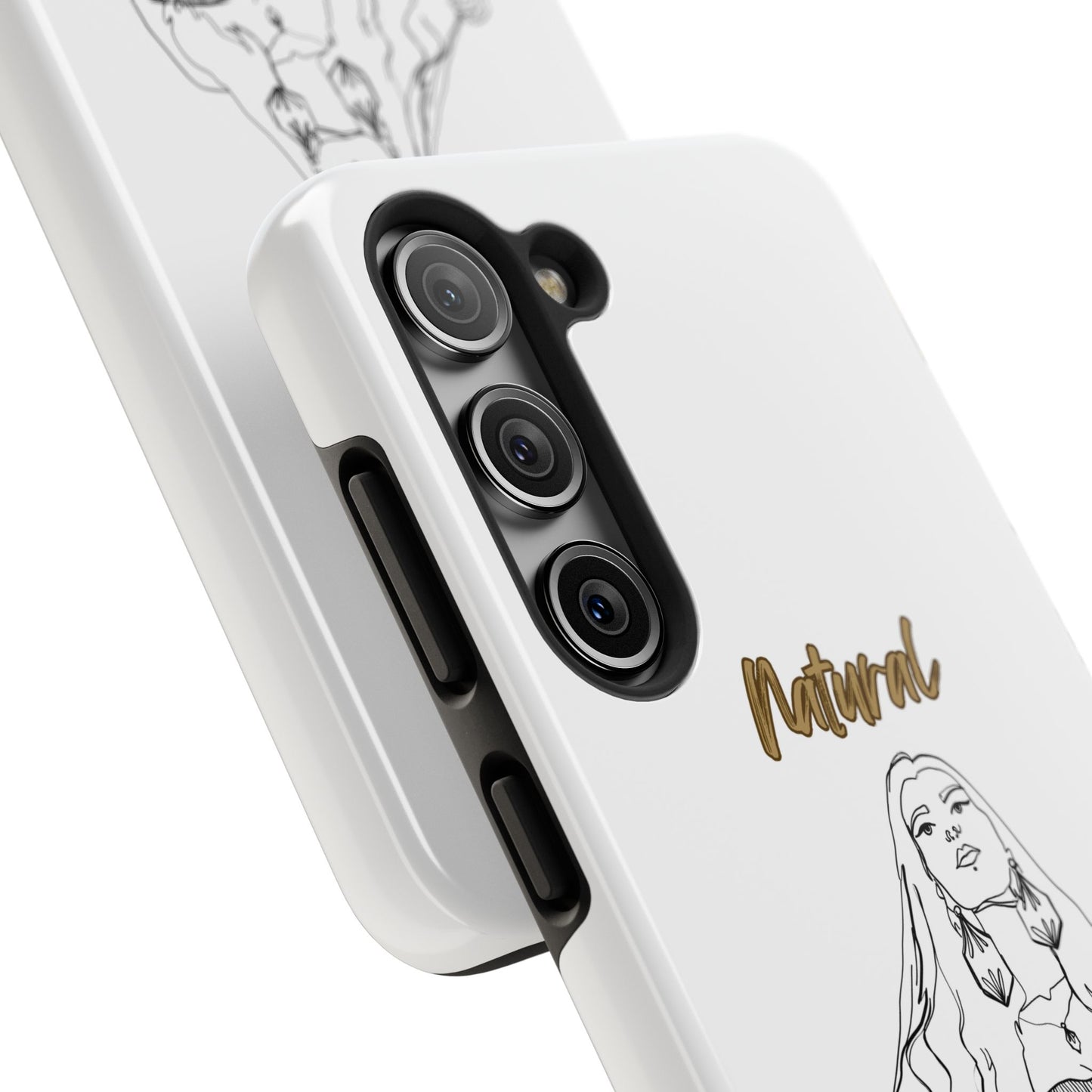 Natural Woman Thinking (BL)Tough Phone Cases WHITE