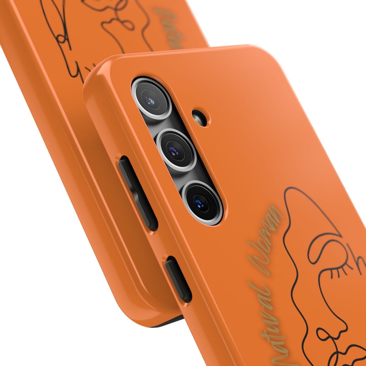 Natural Woman Half Face (BL)Tough Phone Case CRUSTA