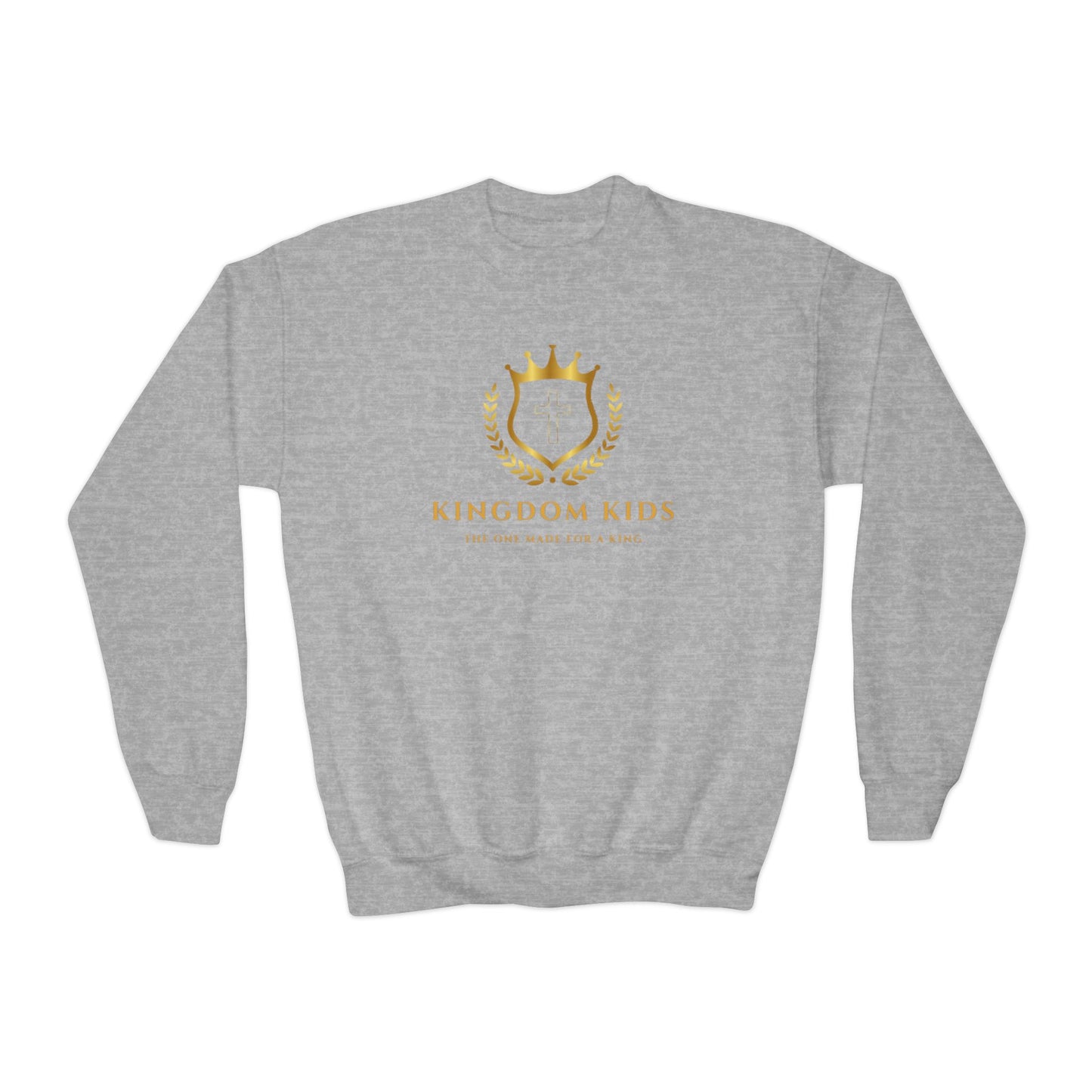 Kingdom Kids Youth Crewneck Sweatshirt - Faith-Inspired, Ephesians 6:1