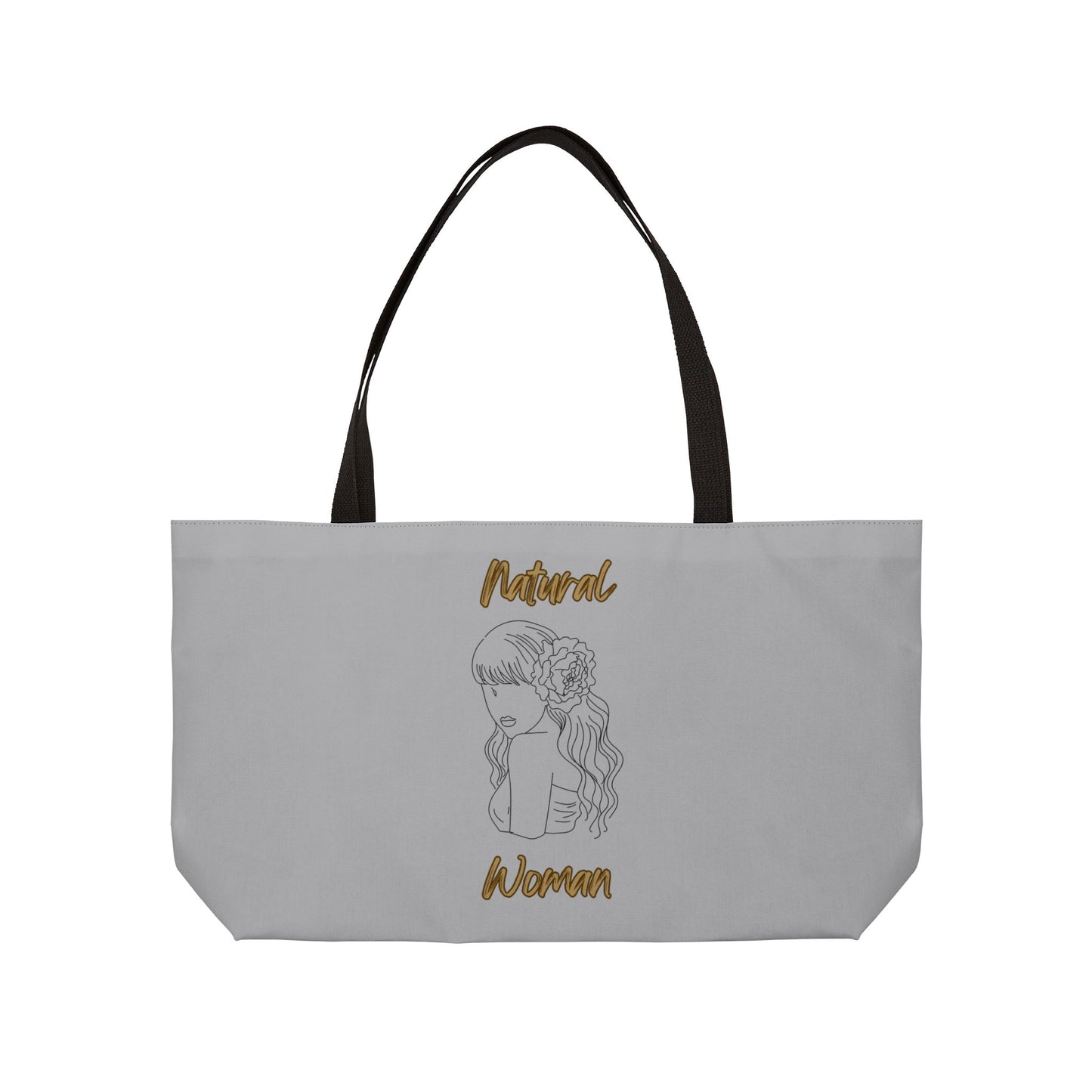 Natural Woman Newness (BL) Weekender Tote Bag LIGHT GREY