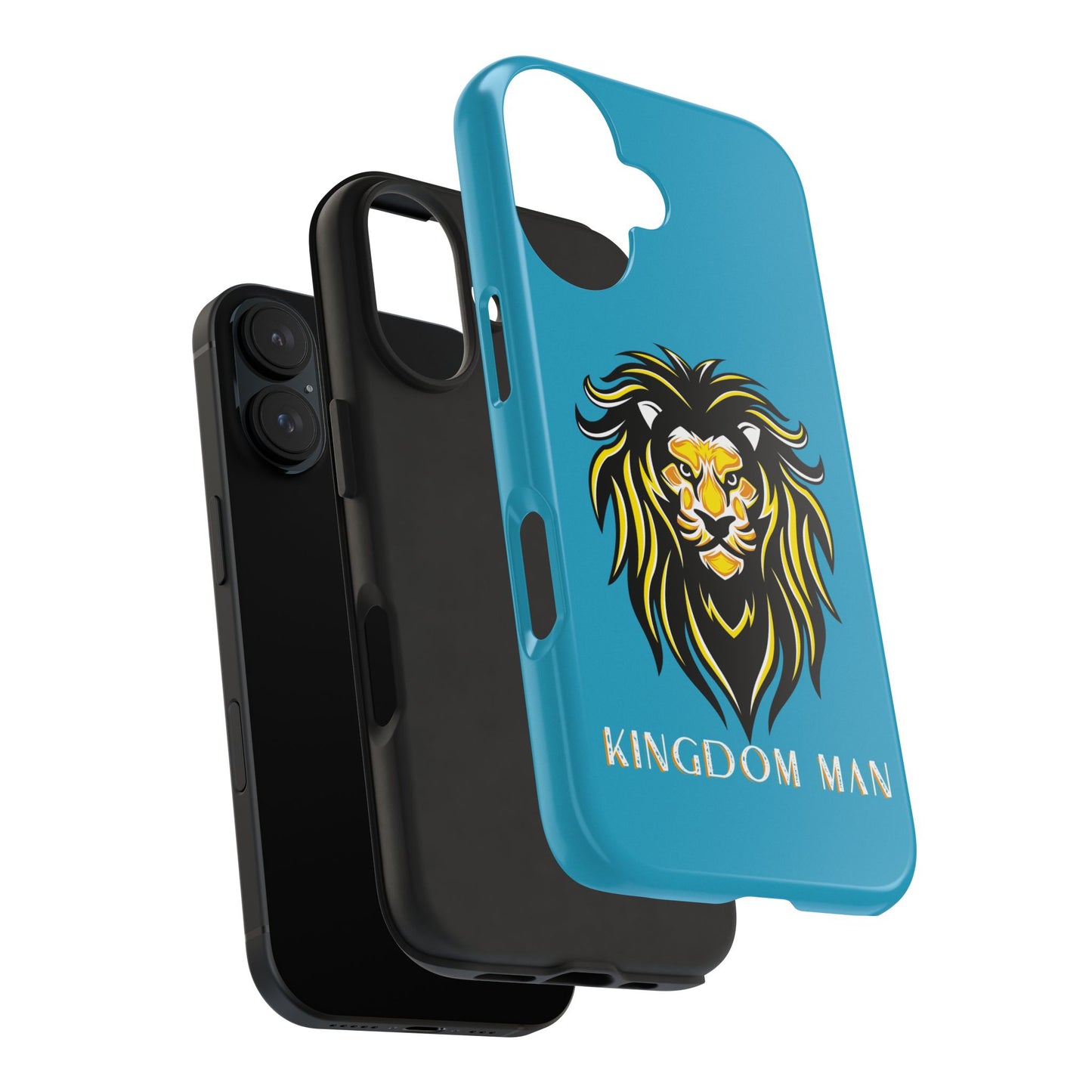 Kingdom Man (White-Gold Label) Tough Phone Case TURQUOISE