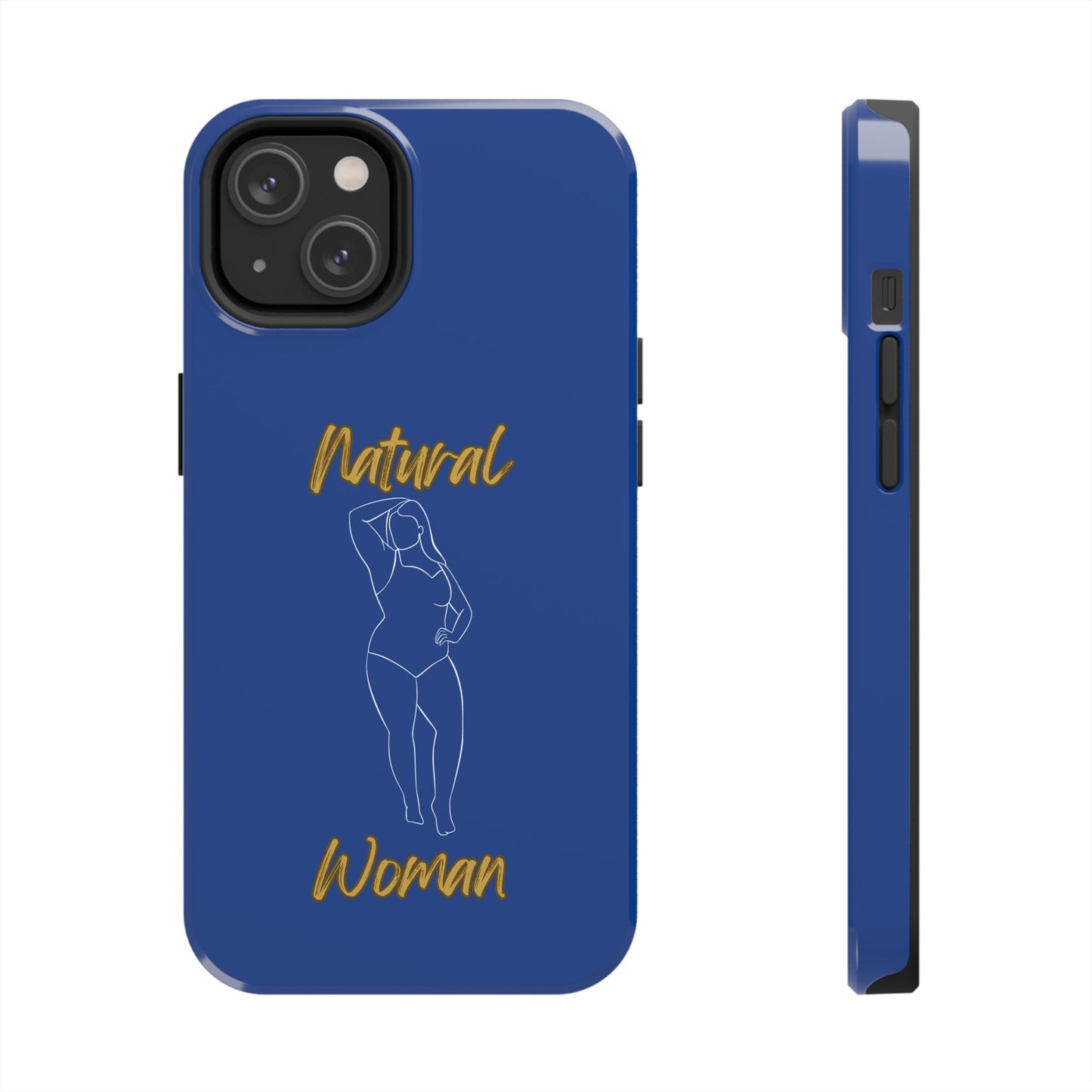 Natural Woman Looking Good (WL)Tough Phone Cases DARK BLUE