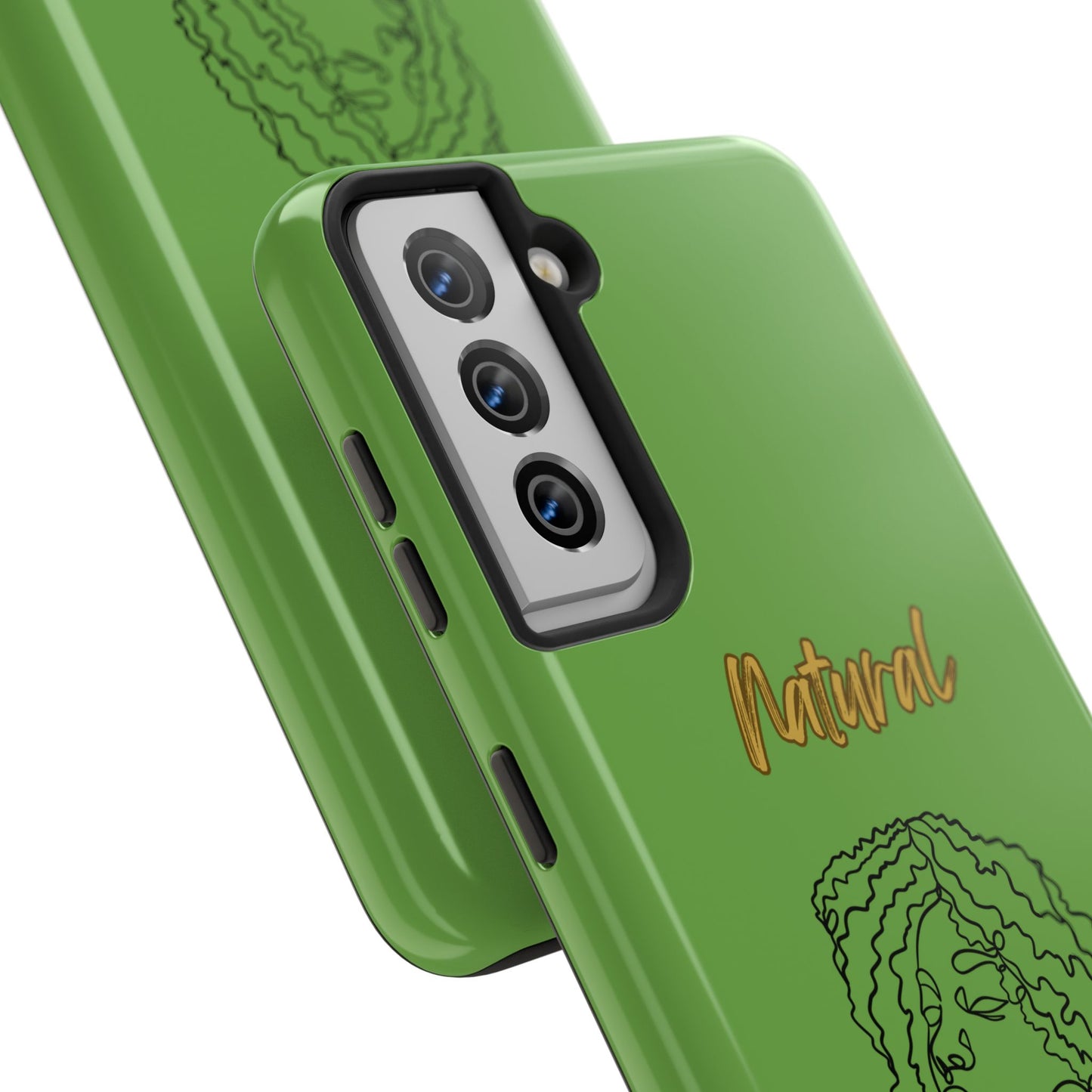 Natural Woman Naturally Me (BL)Tough Phone Cases GREEN