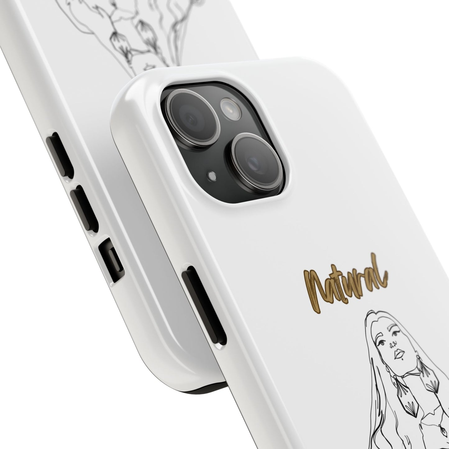 Natural Woman Thinking (BL)Tough Phone Cases WHITE