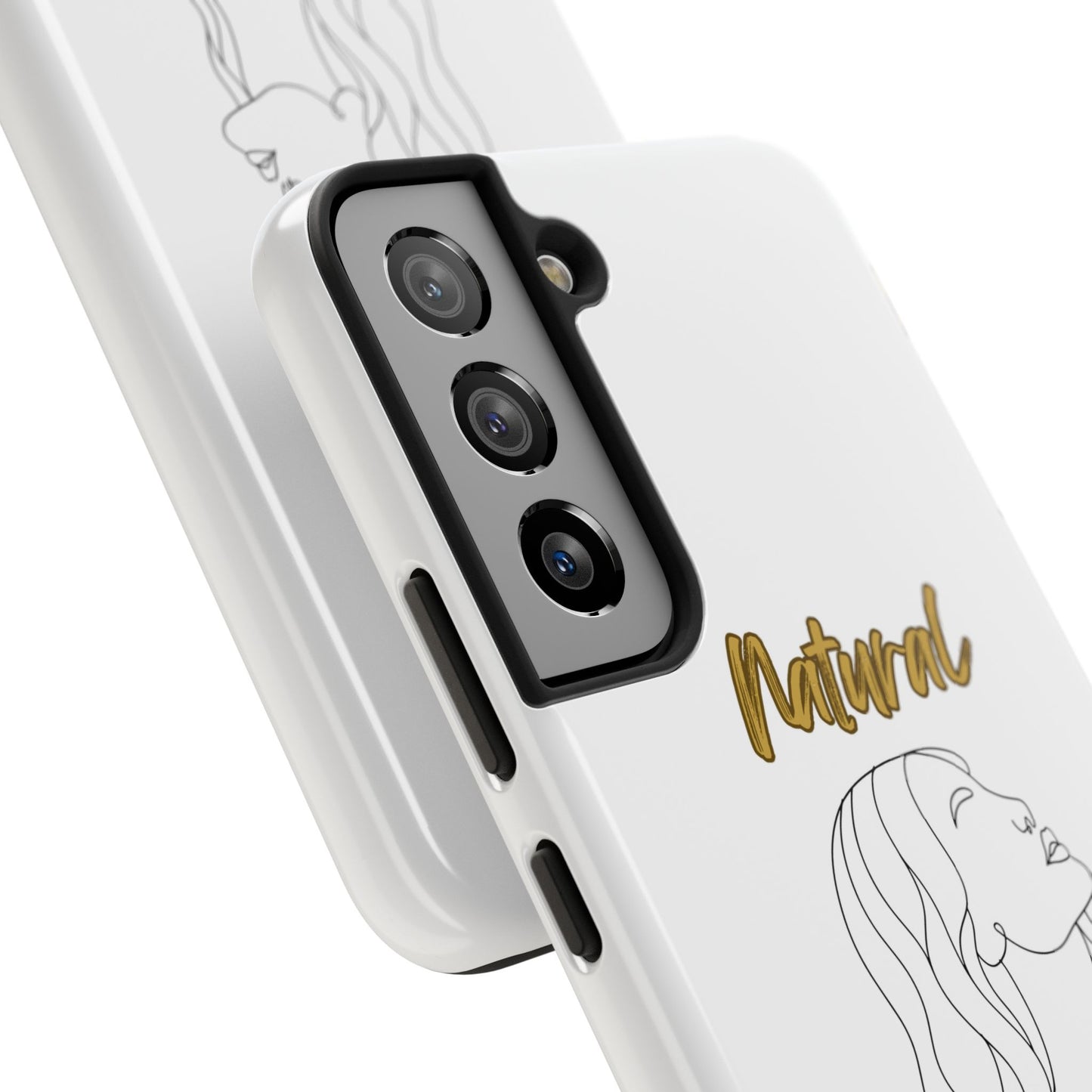 Natural Woman Breeze On Face (BL)Tough Phone Cases WHITE