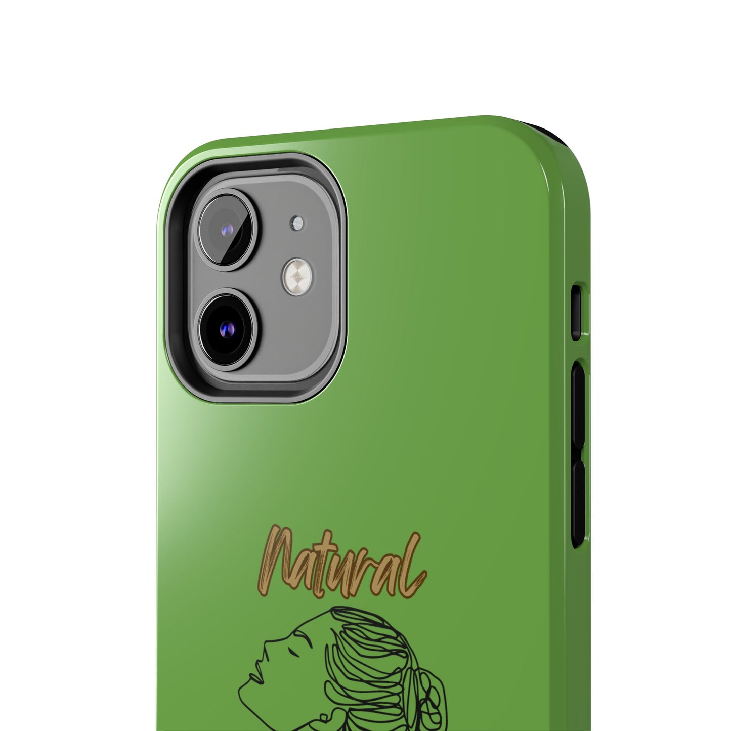 Natural Woman Wet Bun (BL) Tough Phone Cases GREEN