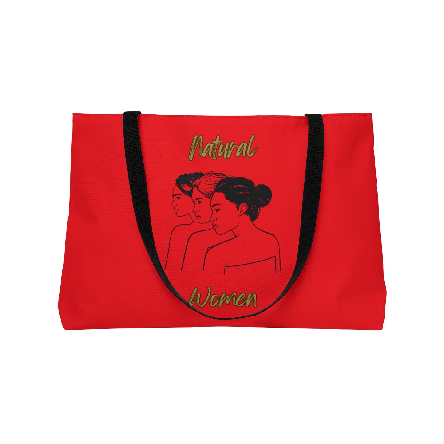 Natural Women United Friends (BL) Weekender Tote Bag RED