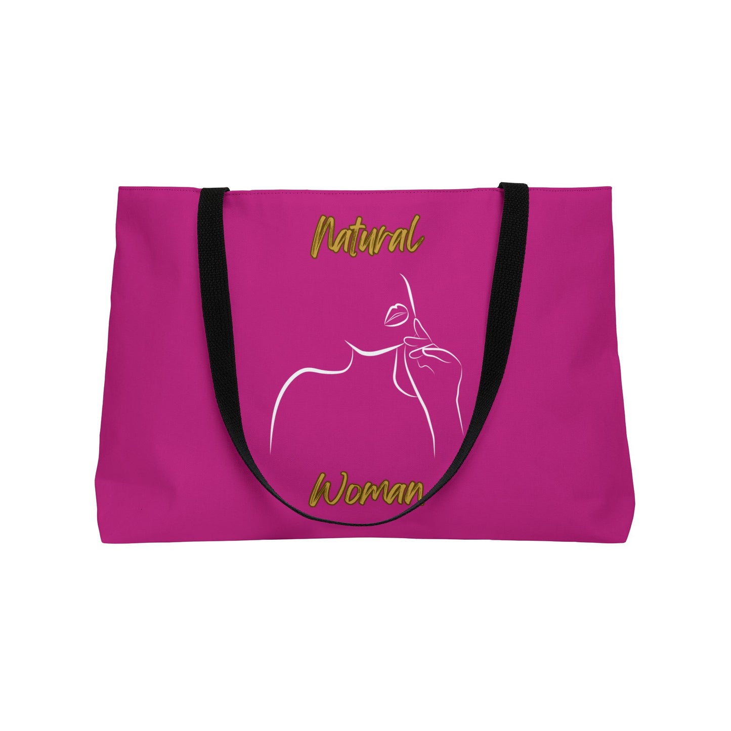 Natural Woman Chin Up (WL) Weekender Tote Bag PINK