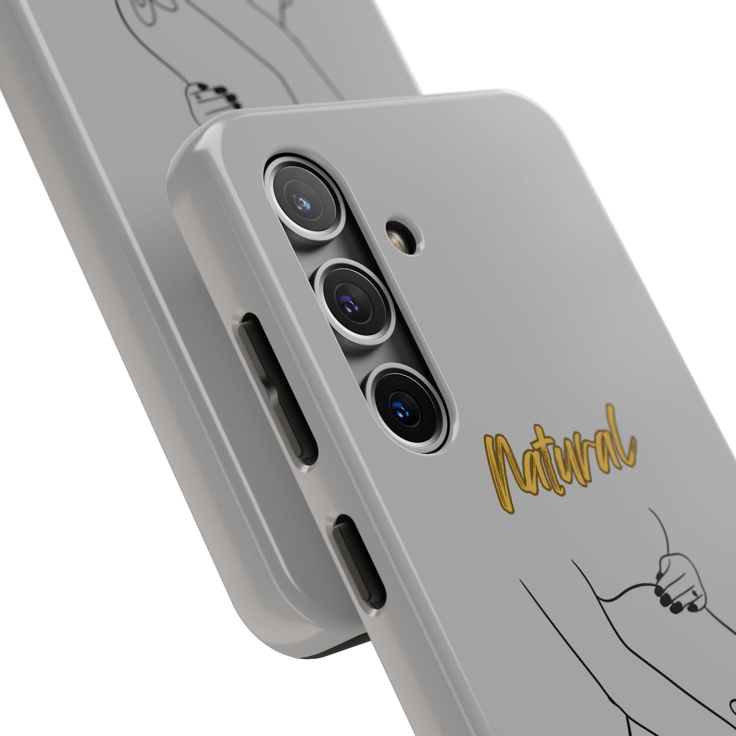 Natural Woman Loved In & Out (BL)Tough Phone Cases LIGHT GREY