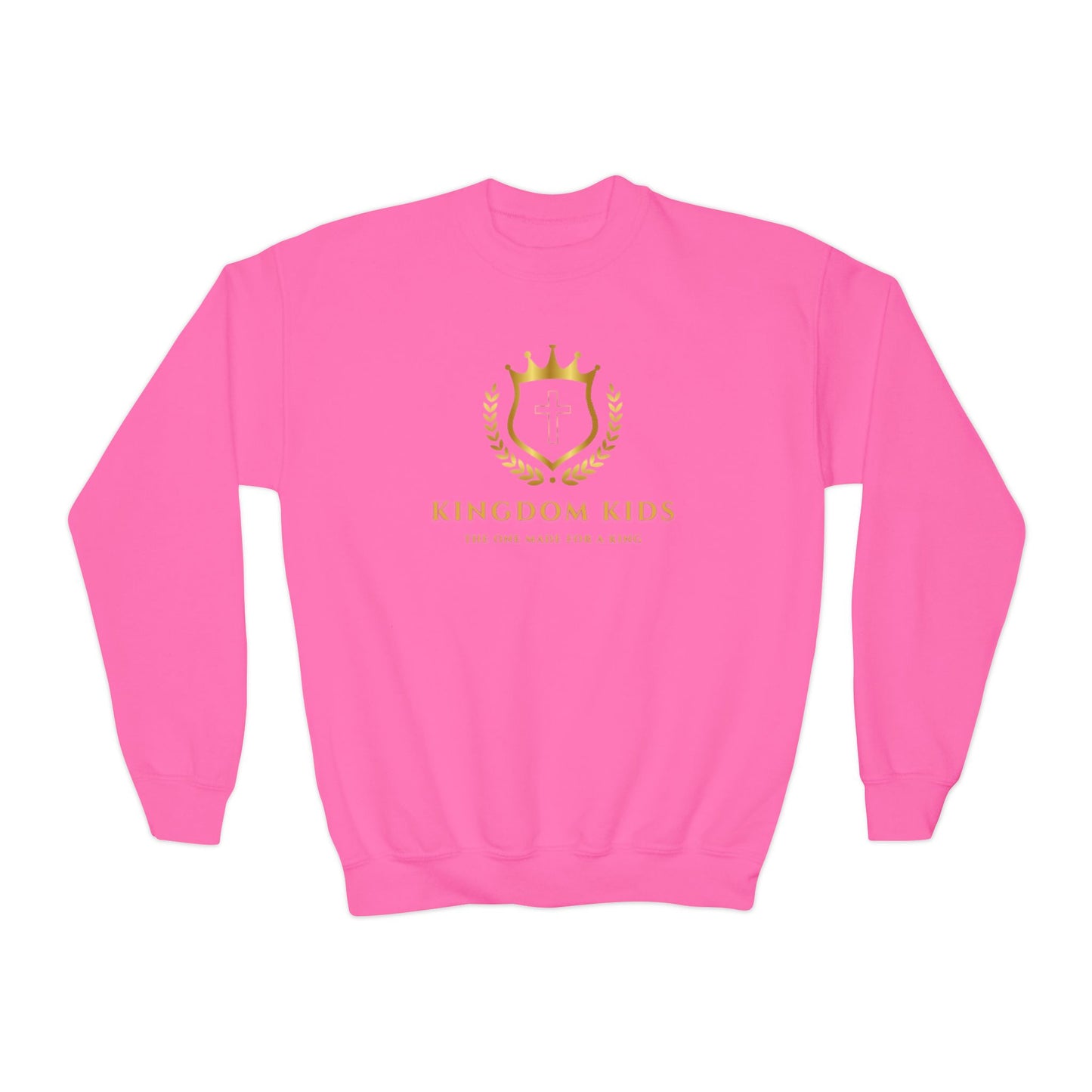 Kingdom Kids Youth Crewneck Sweatshirt - Faith-Inspired, Ephesians 6:1