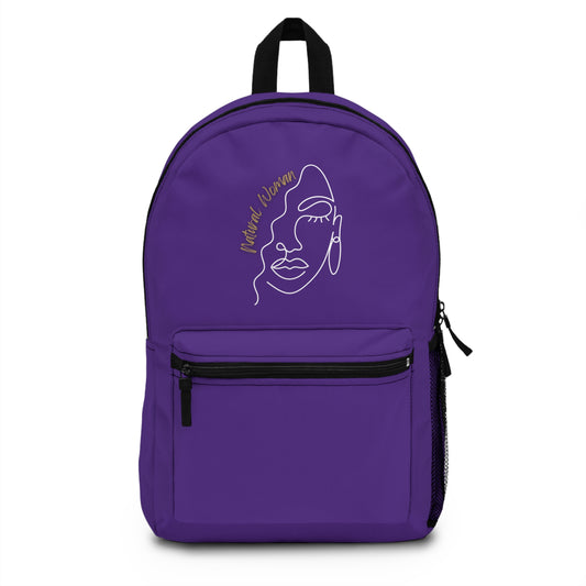 Natural Woman Half Face (WL) Backpack PURPLE