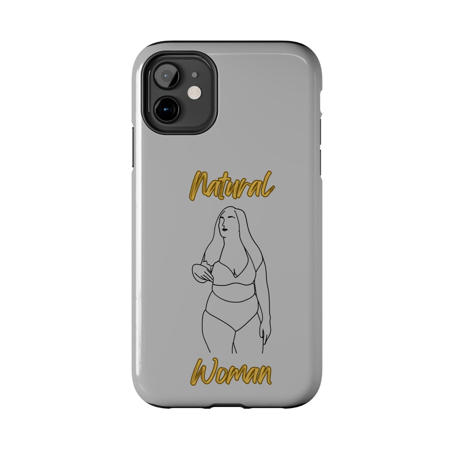 Natural Woman Full Beauty (BL)Tough Phone Cases LIGHT GREY