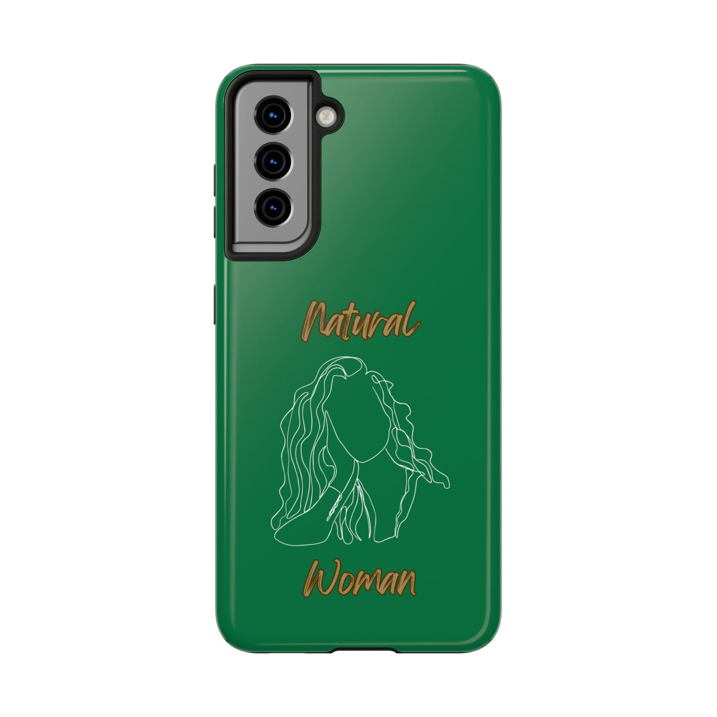 Natural Woman Relaxed (WL) Tough Phone Cases DARK GREEN