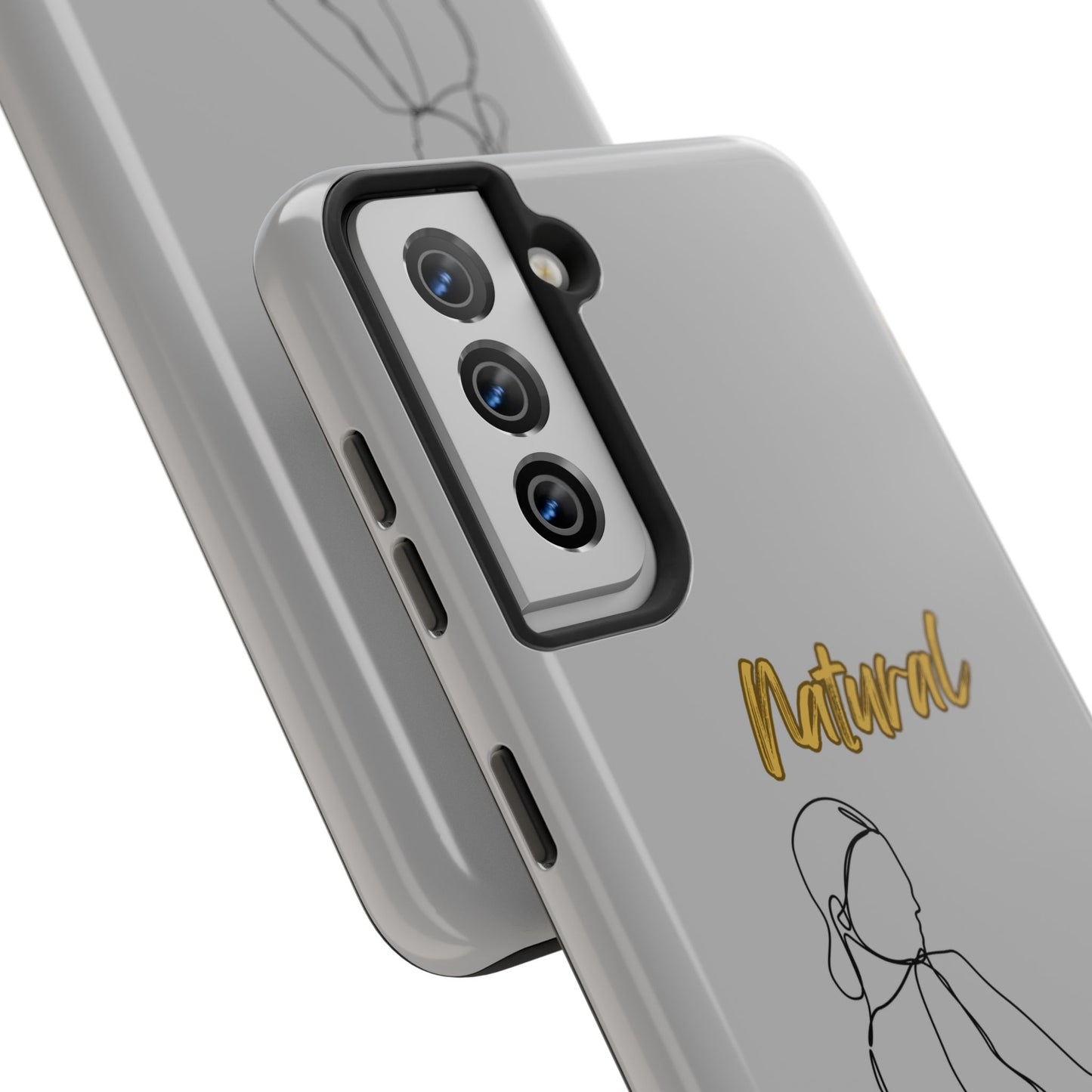 Natural Woman Hands Free (BL)Tough Phone Cases LIGHT GREY