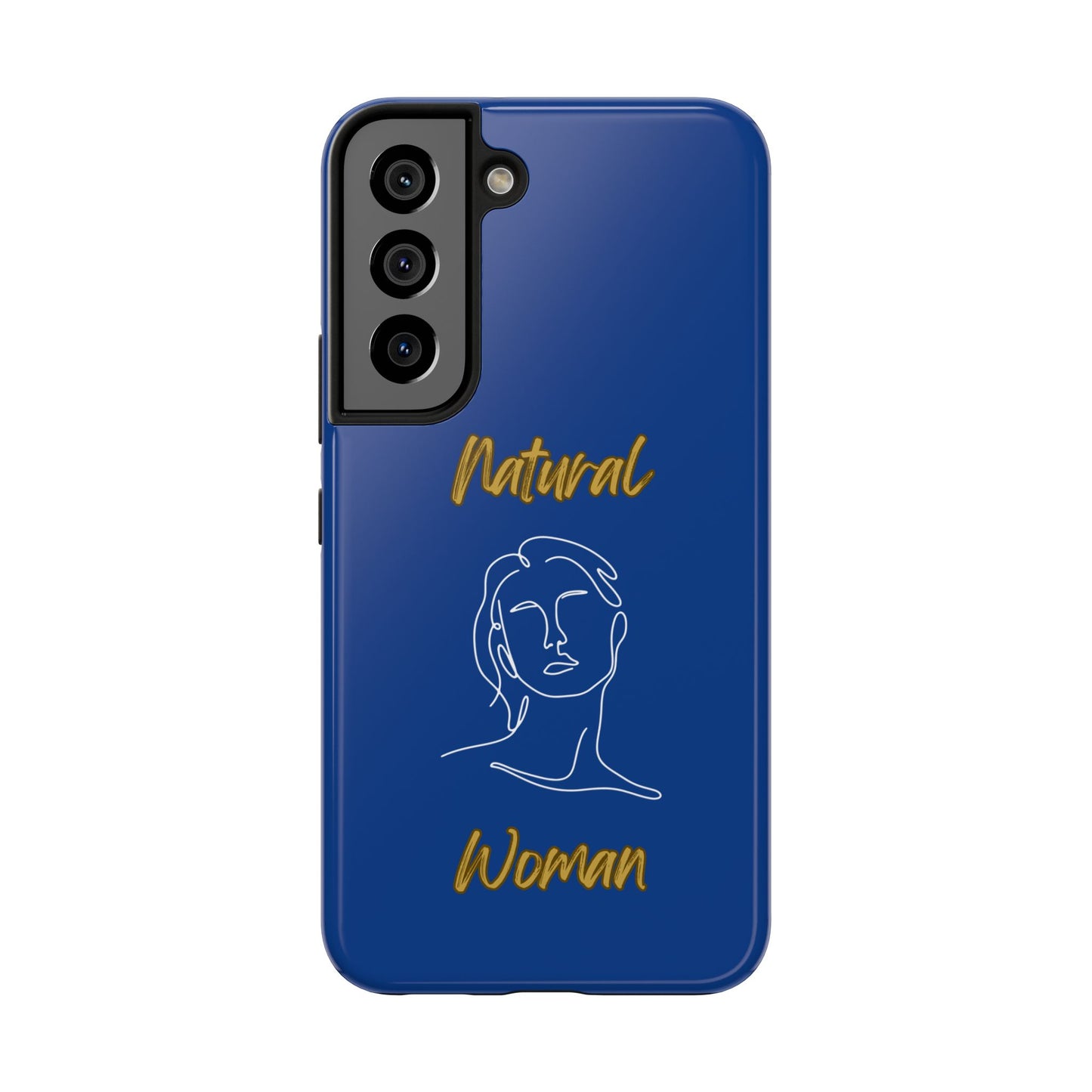Natural Woman Hello (WL)Tough Phone Cases DARK BLUE