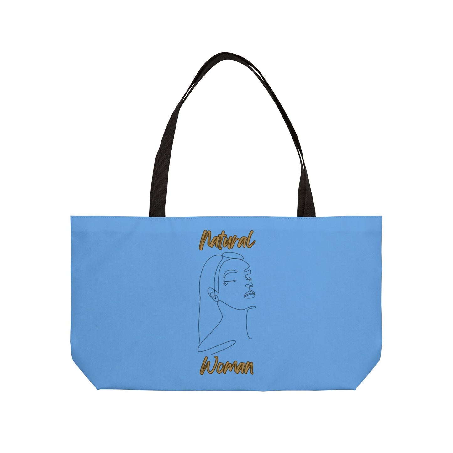 Natural Woman Calm (BL) Weekender Tote Bag LIGHT BLUE