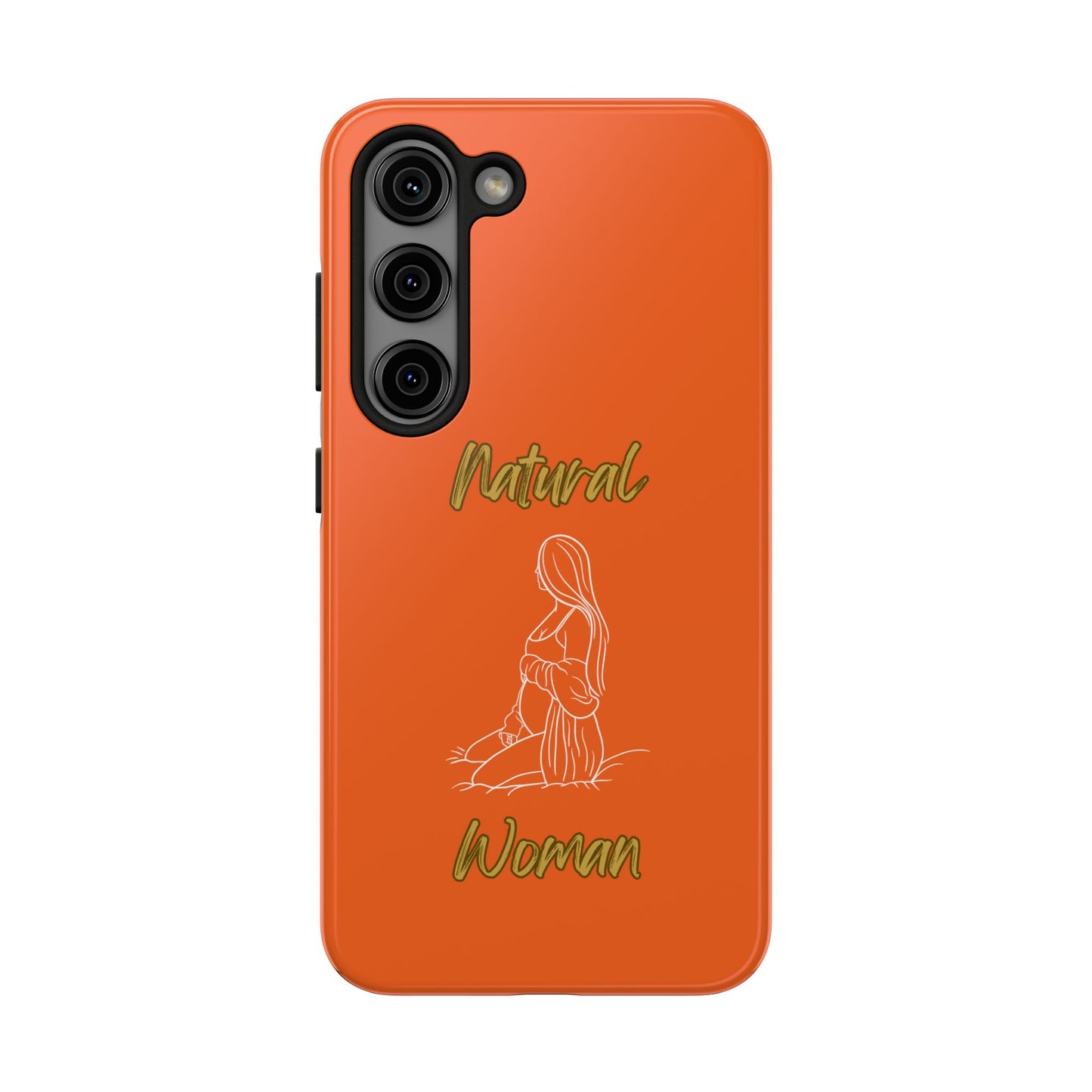 Natural Woman Expecting (WL)Tough Phone Cases ORANGE