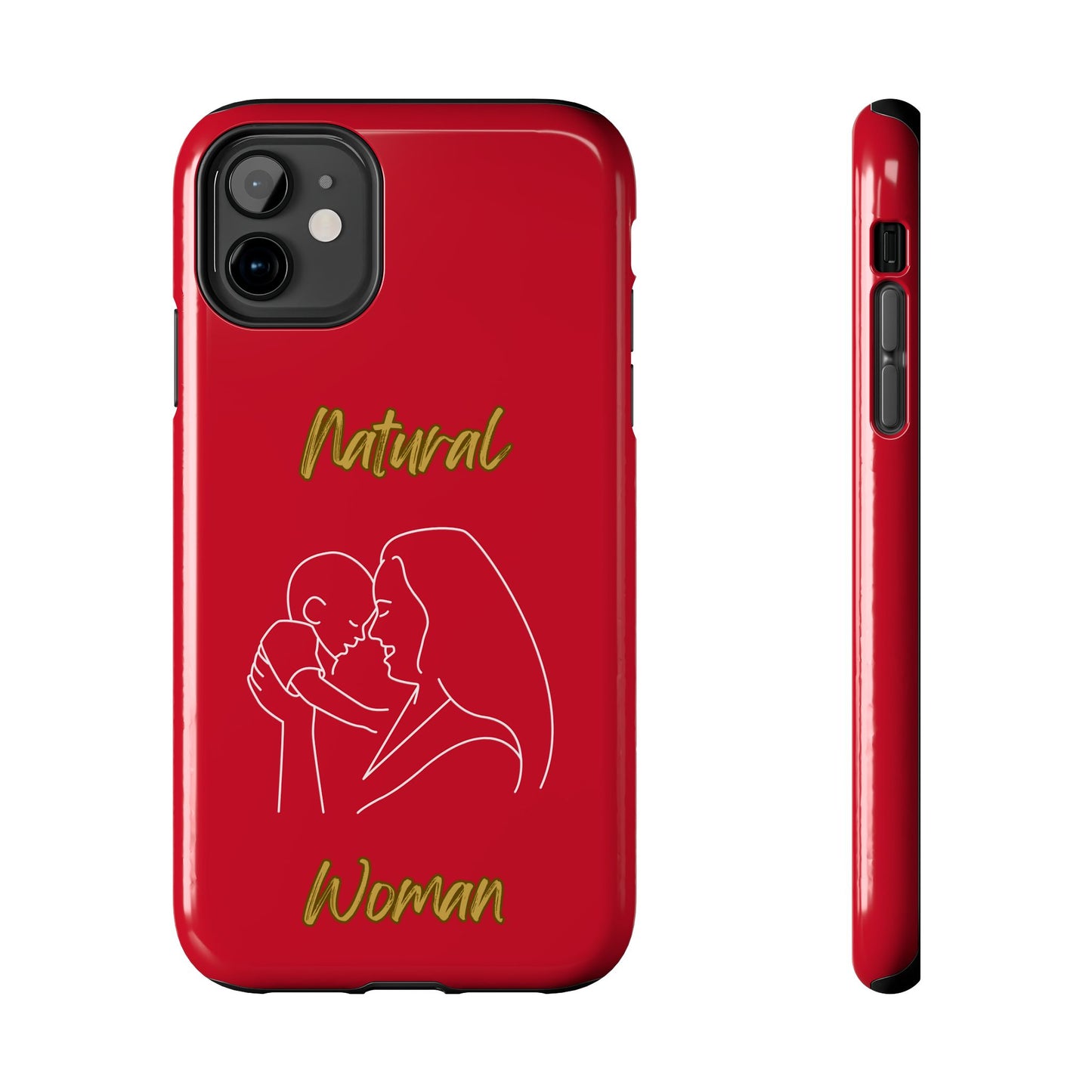 Natural Woman Joy (WL) Tough Phone Cases DARK RED