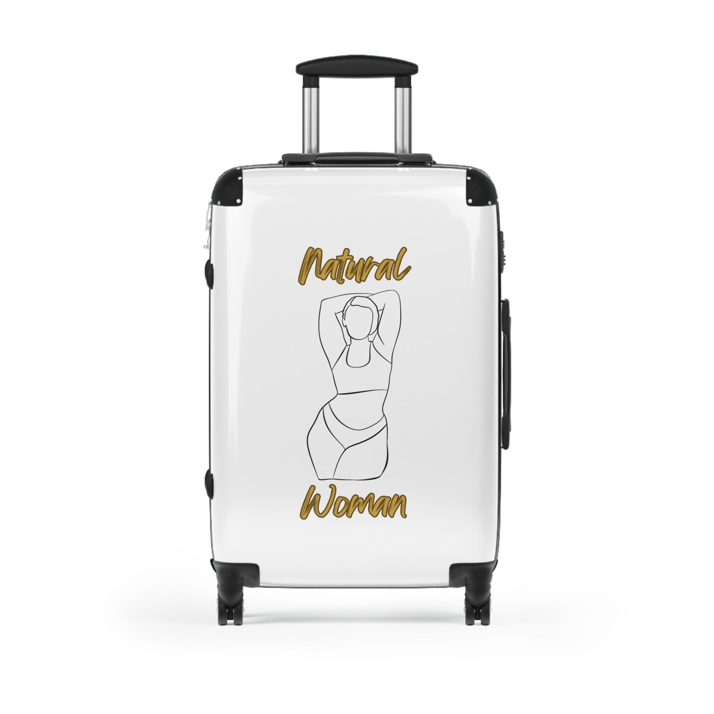 Natural Woman I Love Me (BL) Suitcase WHITE