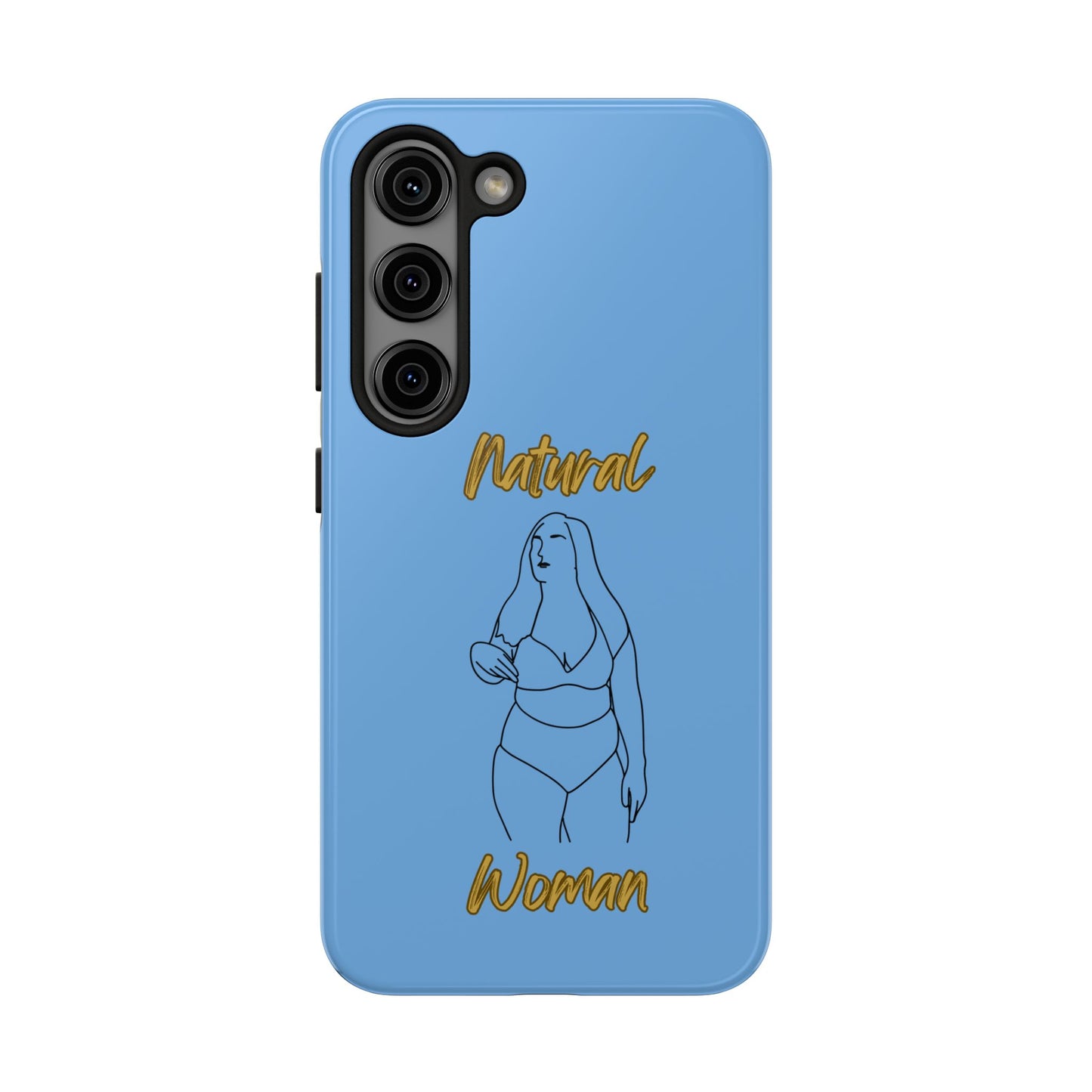 Natural Woman Full Beauty (BL)Tough Phone Cases LIGHT BLUE