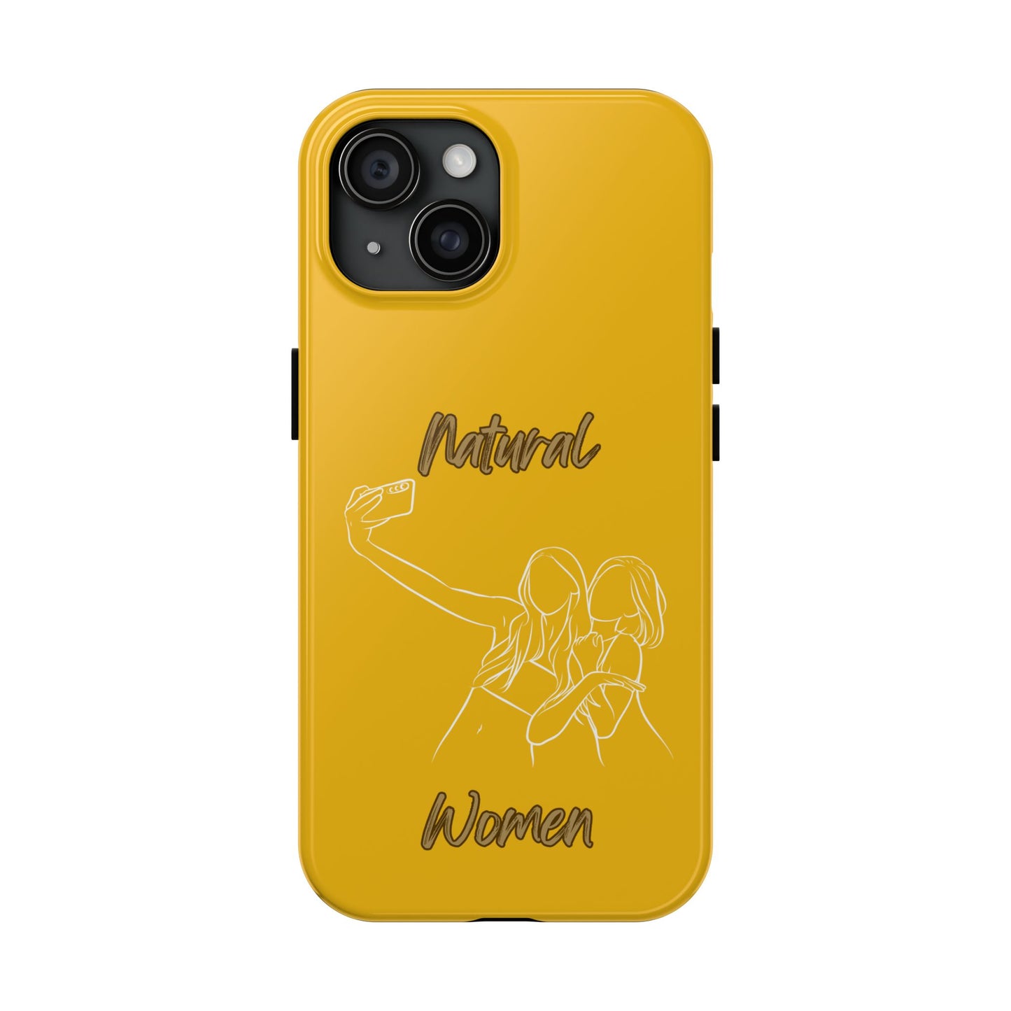 Natural Woman Friends Selfie (WL)Tough Phone Cases YELLOW