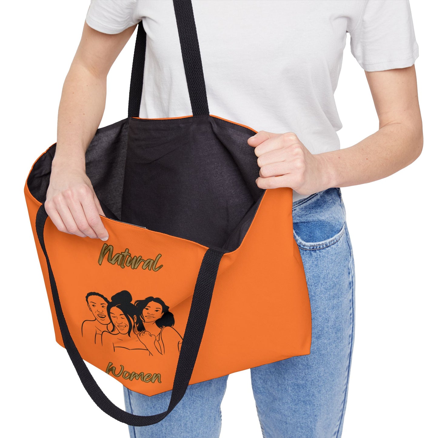 Natural Women Laughing Friends (BL) Weekender Tote Bag CRUSTA