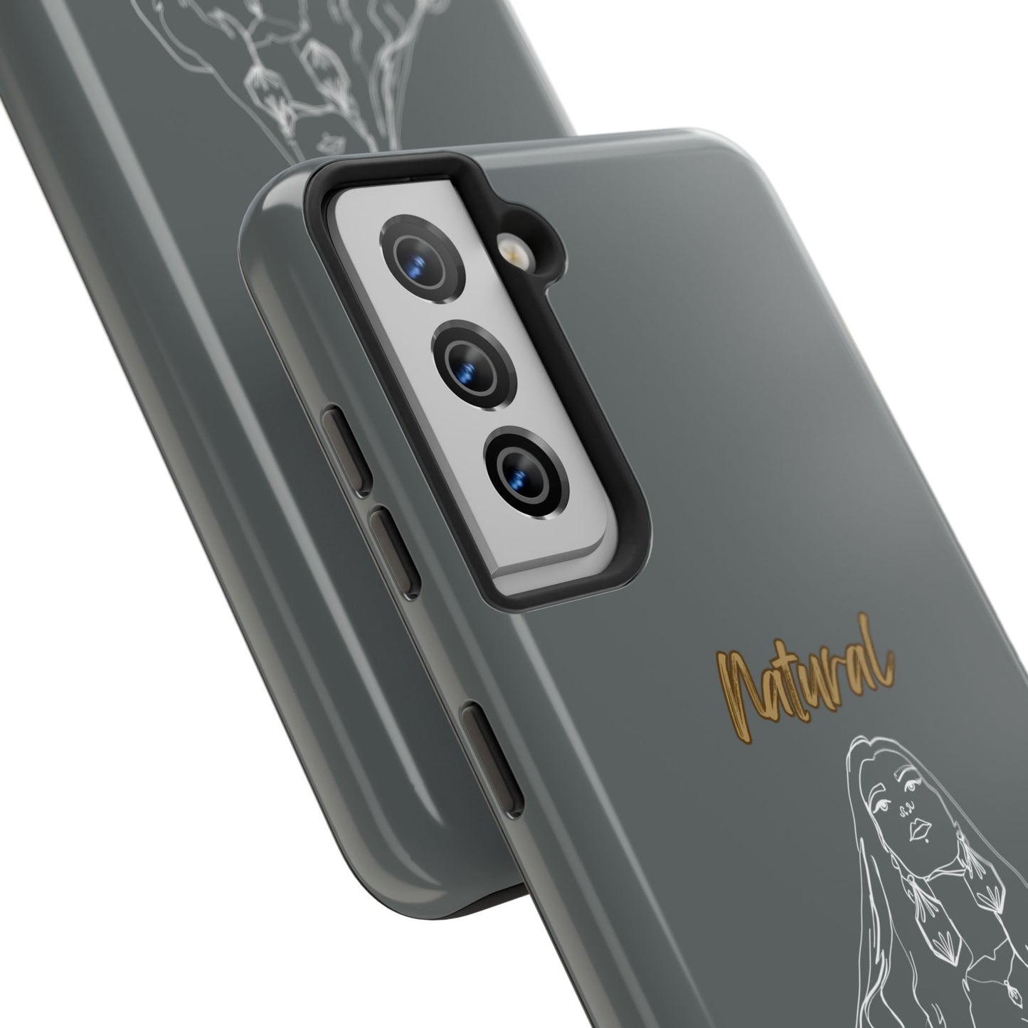Natural Woman Thinking (WL)Tough Phone Cases DARK GREY
