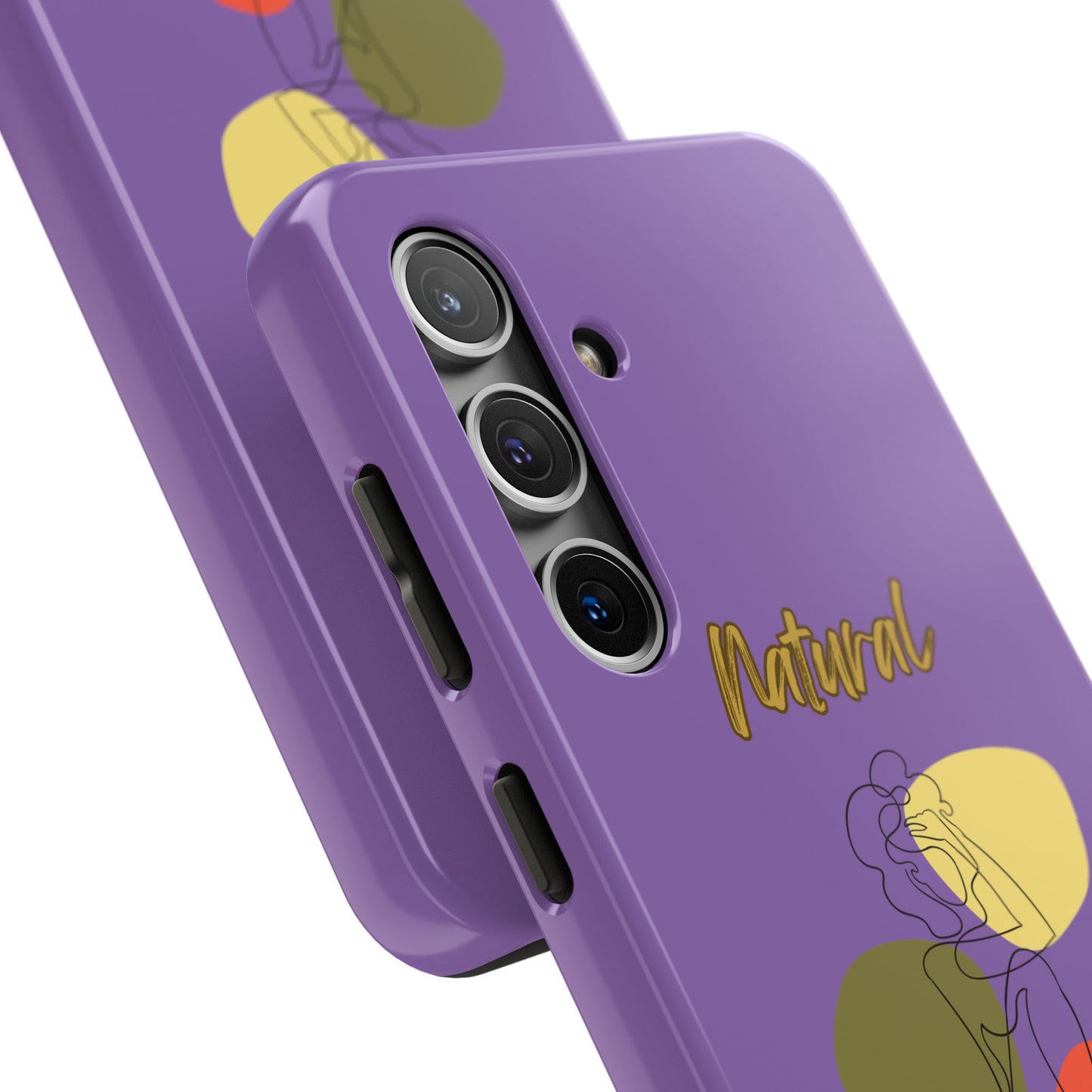 Natural Woman Colorful Pose (BL)Tough Phone Cases LIGHT PURPLE