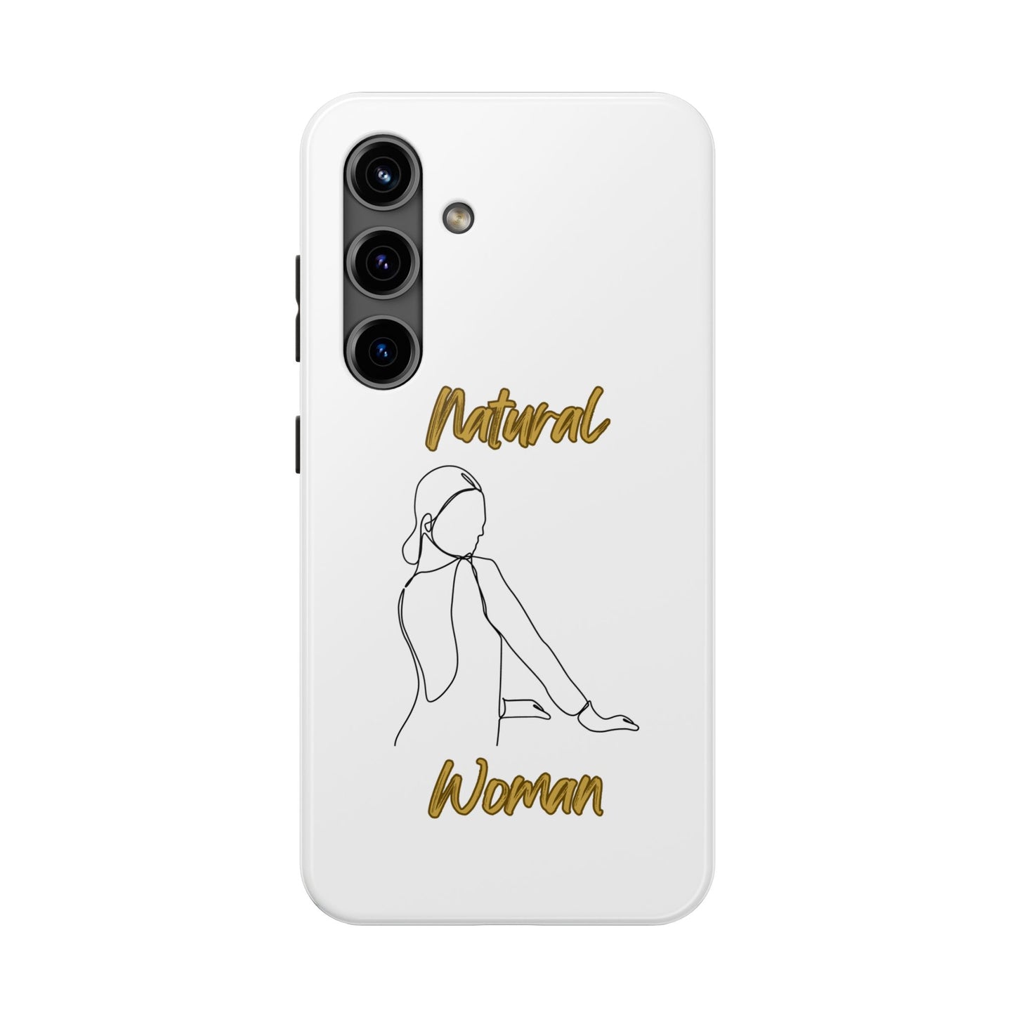 Natural Woman Hands Free (BL)Tough Phone Cases WHITE