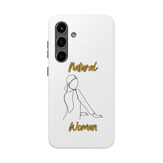 Natural Woman Hands Free (BL)Tough Phone Cases WHITE