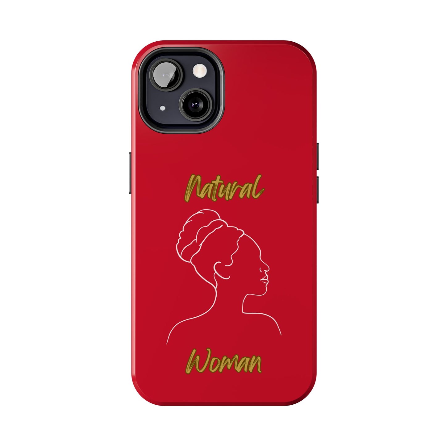 Natural Woman Mixed (WL)Tough Phone Cases DARK RED