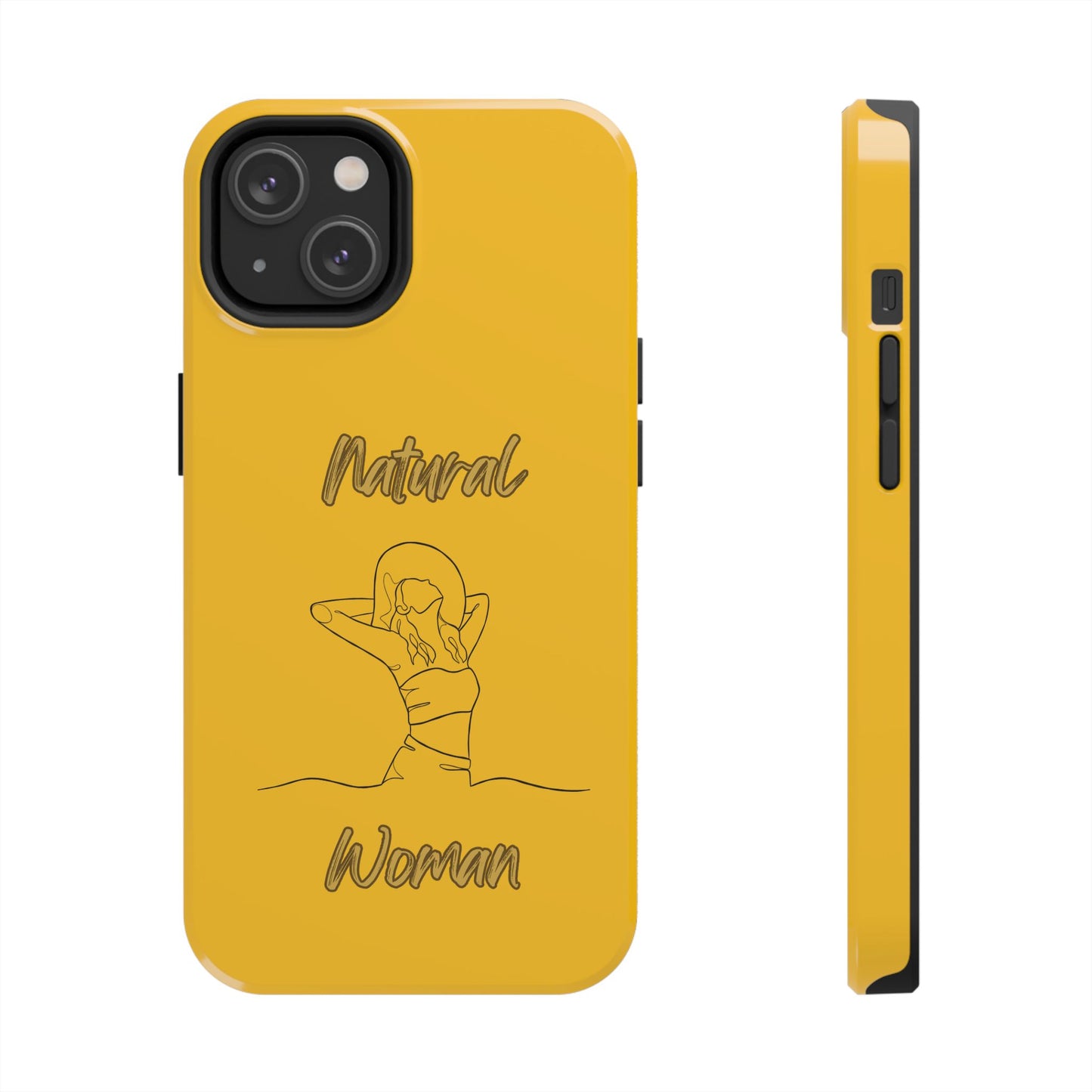 Natural Woman Sun Fun (BL)Tough Phone Cases YELLOW