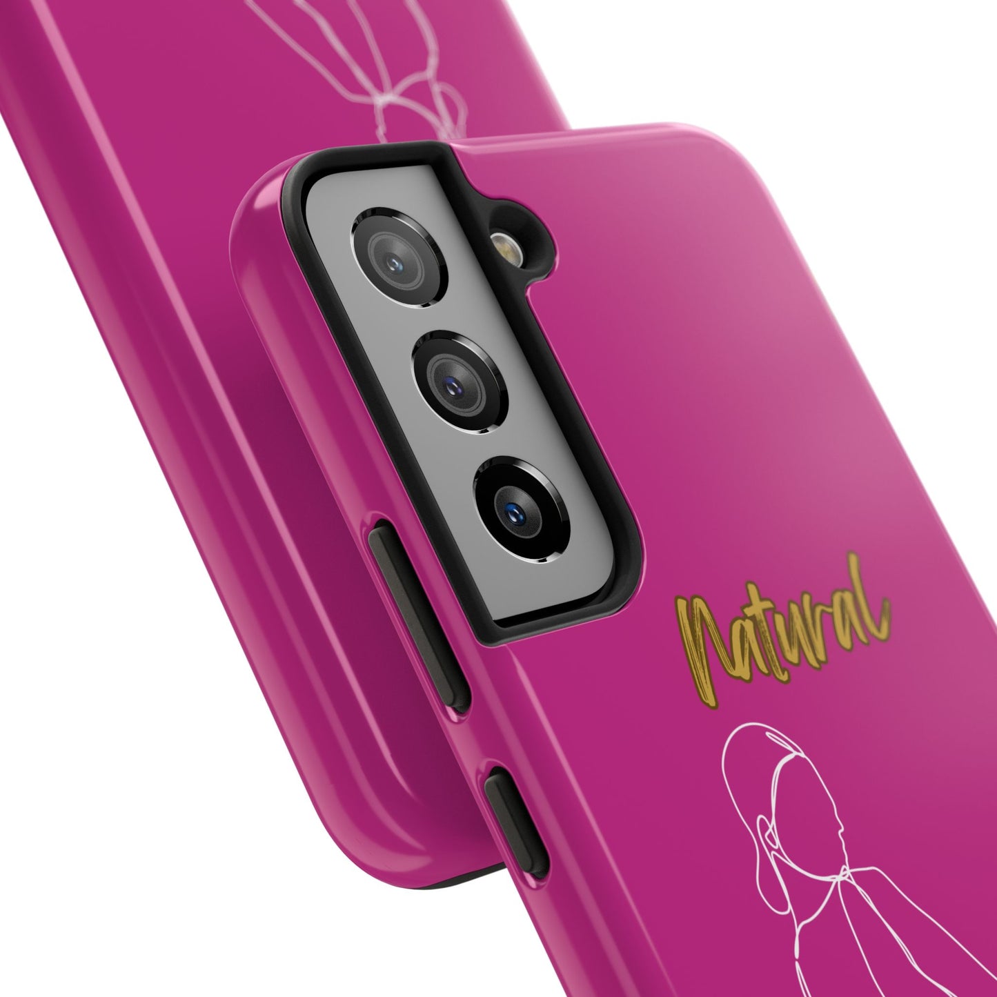 Natural Woman Hands Free (WL)Tough Phone Cases PINK