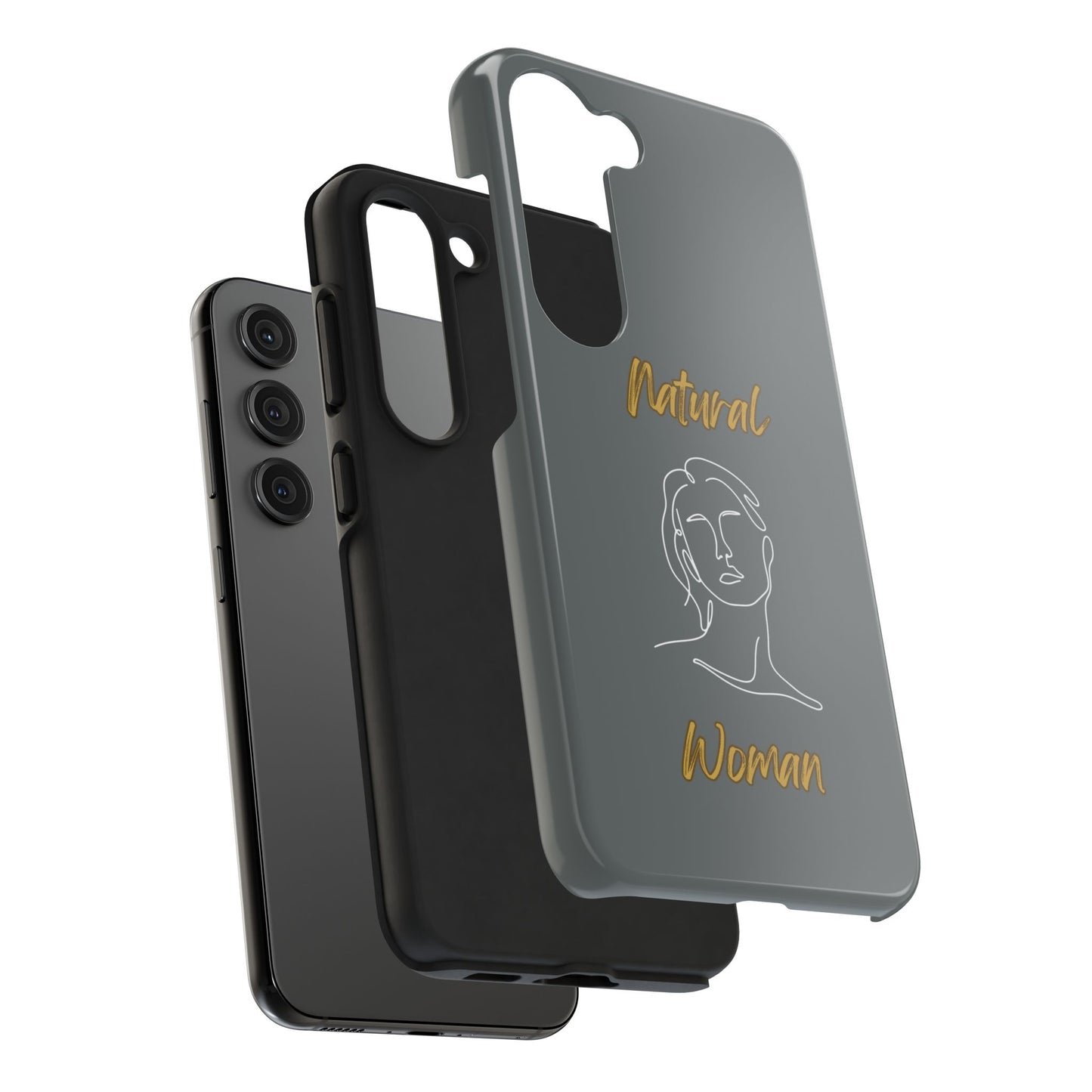 Natural Woman Hello (WL)Tough Phone Cases DARK GREY