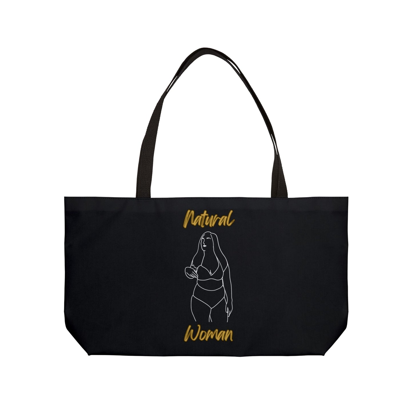 Natural Woman Full Beauty (WL) Weekender Tote Bag BLACK