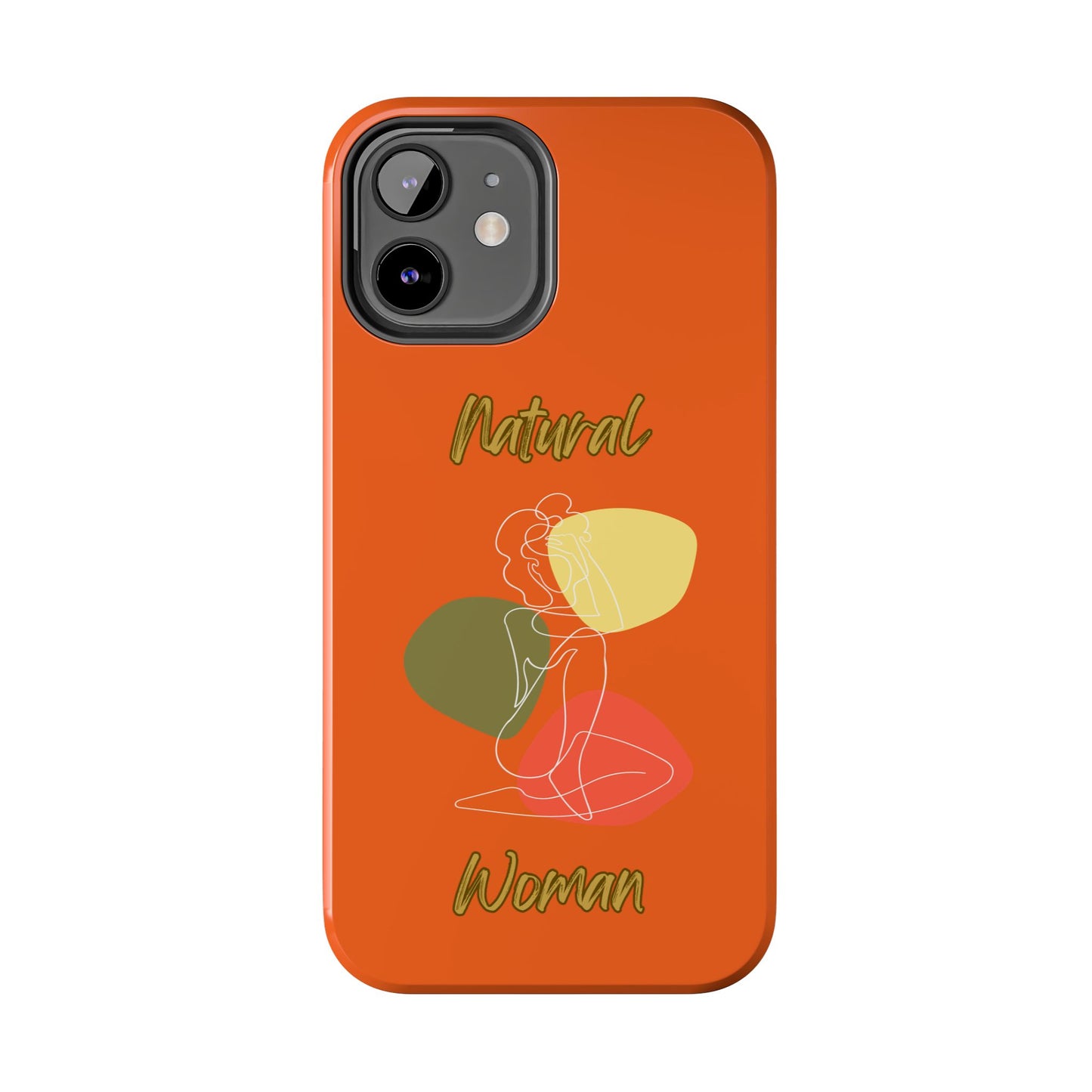 Natural Woman Colorful Pose (WL)Tough Phone Cases ORANGE