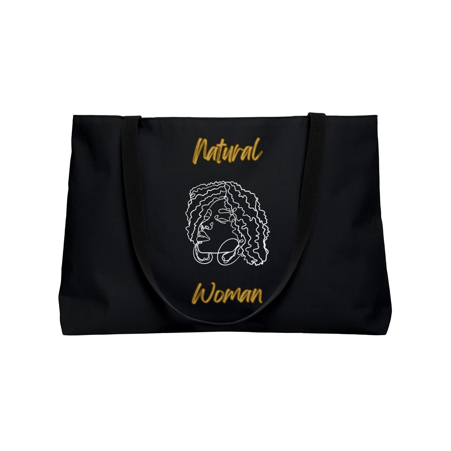 Natural Woman Naturally Me (WL) Weekender Tote Bag BLACK