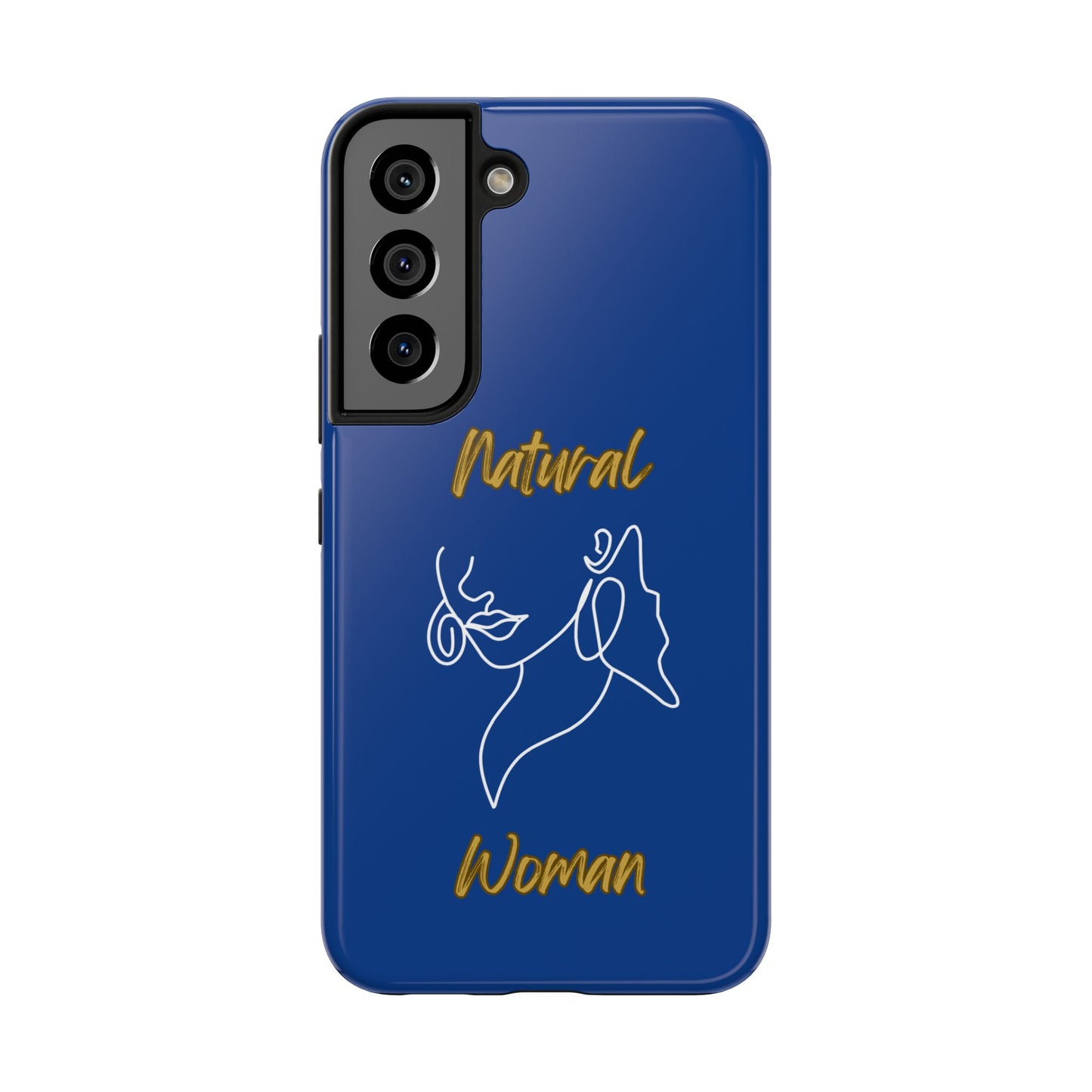 Natural Woman Lips (WL)Tough Phone Cases DARK BLUE