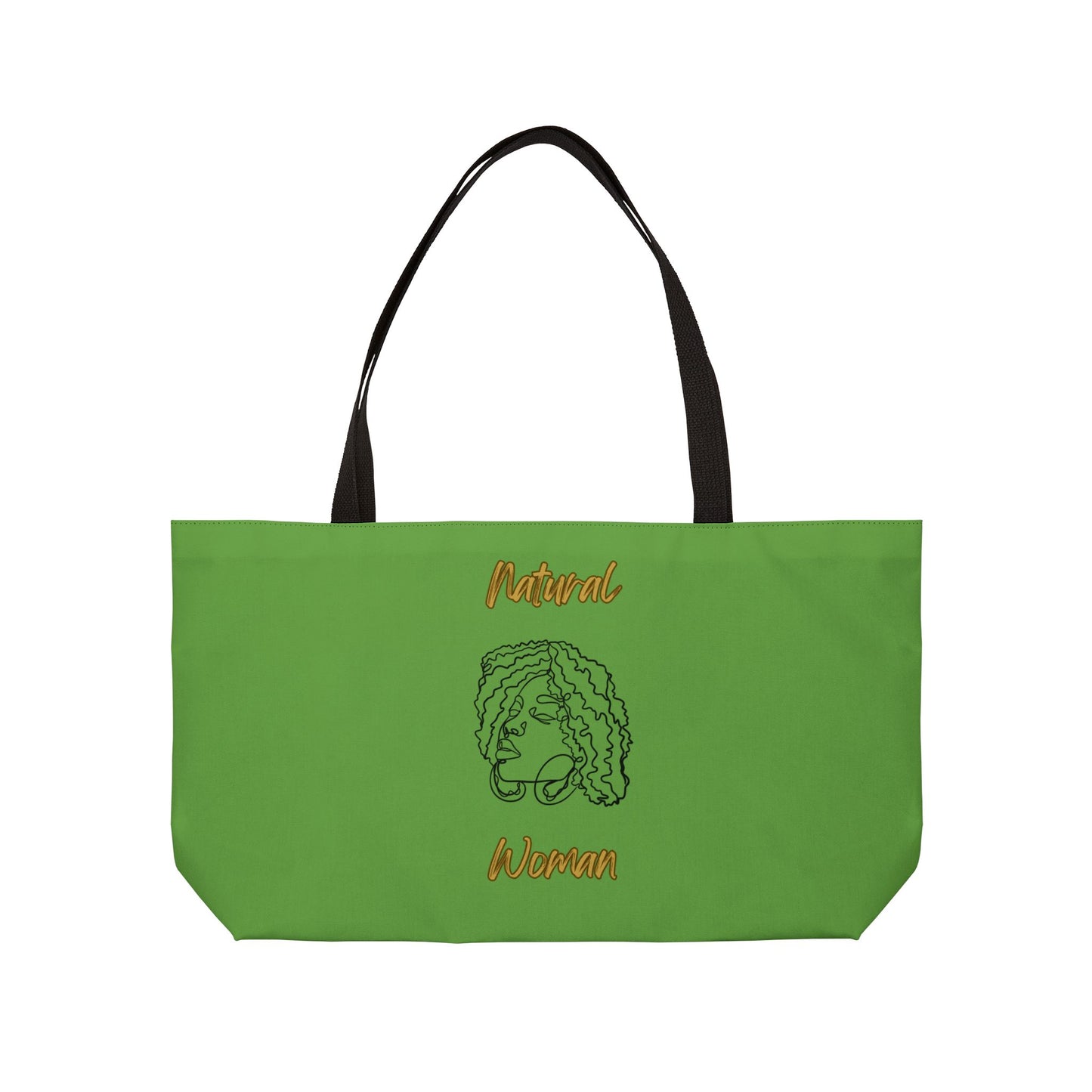Natural Woman Naturally Me (BL) Weekender Tote Bag GREEN