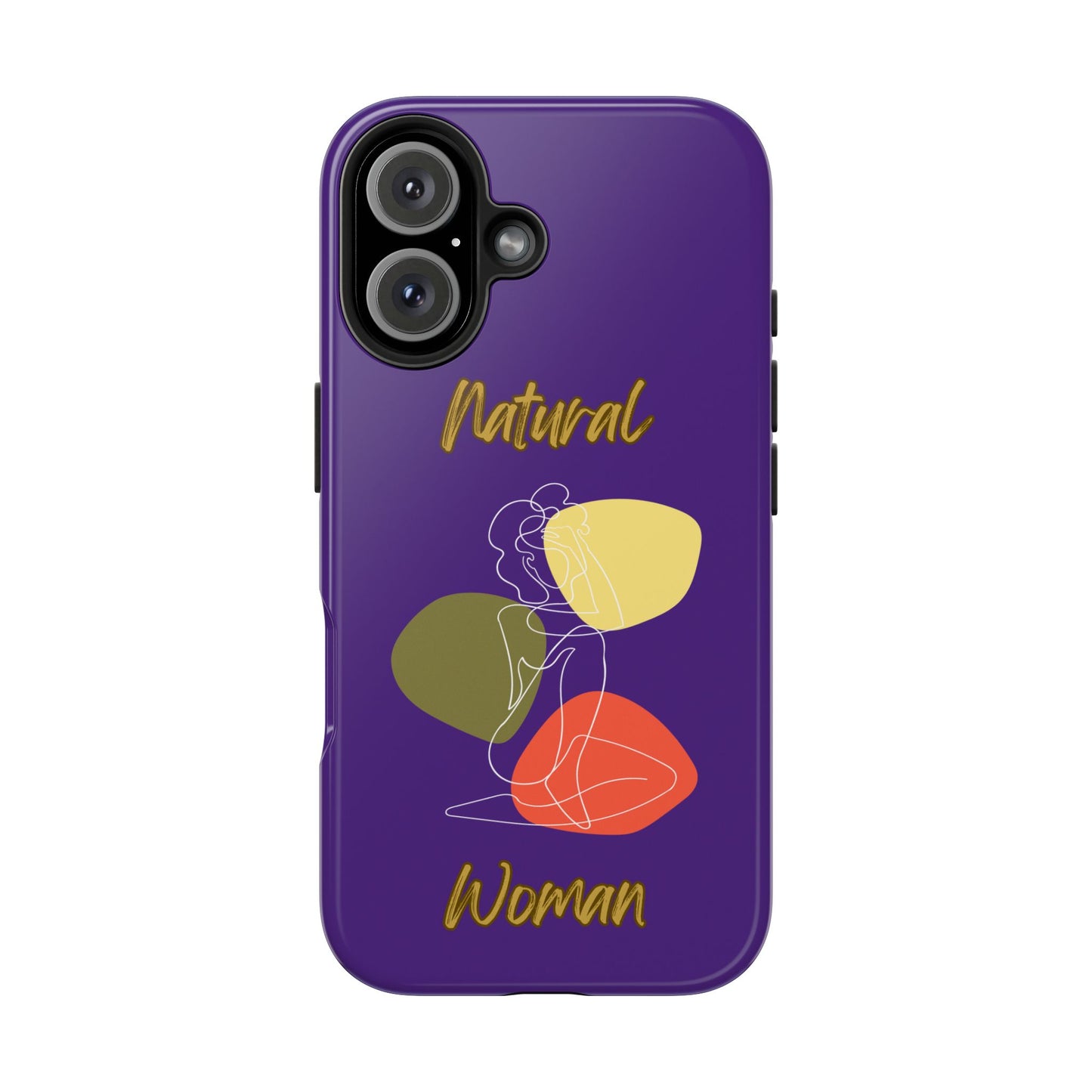 Natural Woman Colorful Pose (WL)Tough Phone Cases PURPLE