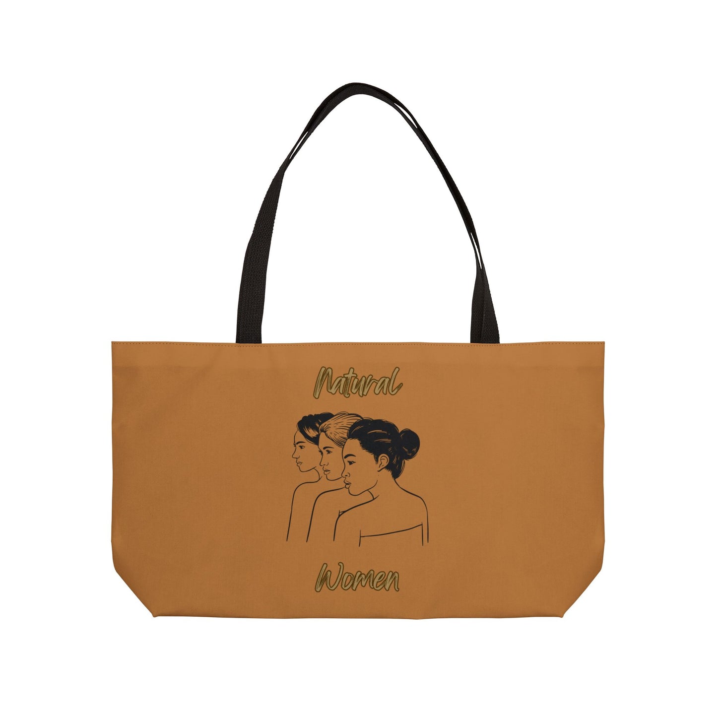 Natural Women United Friends (BL) Weekender Tote Bag LIGHT BROWN