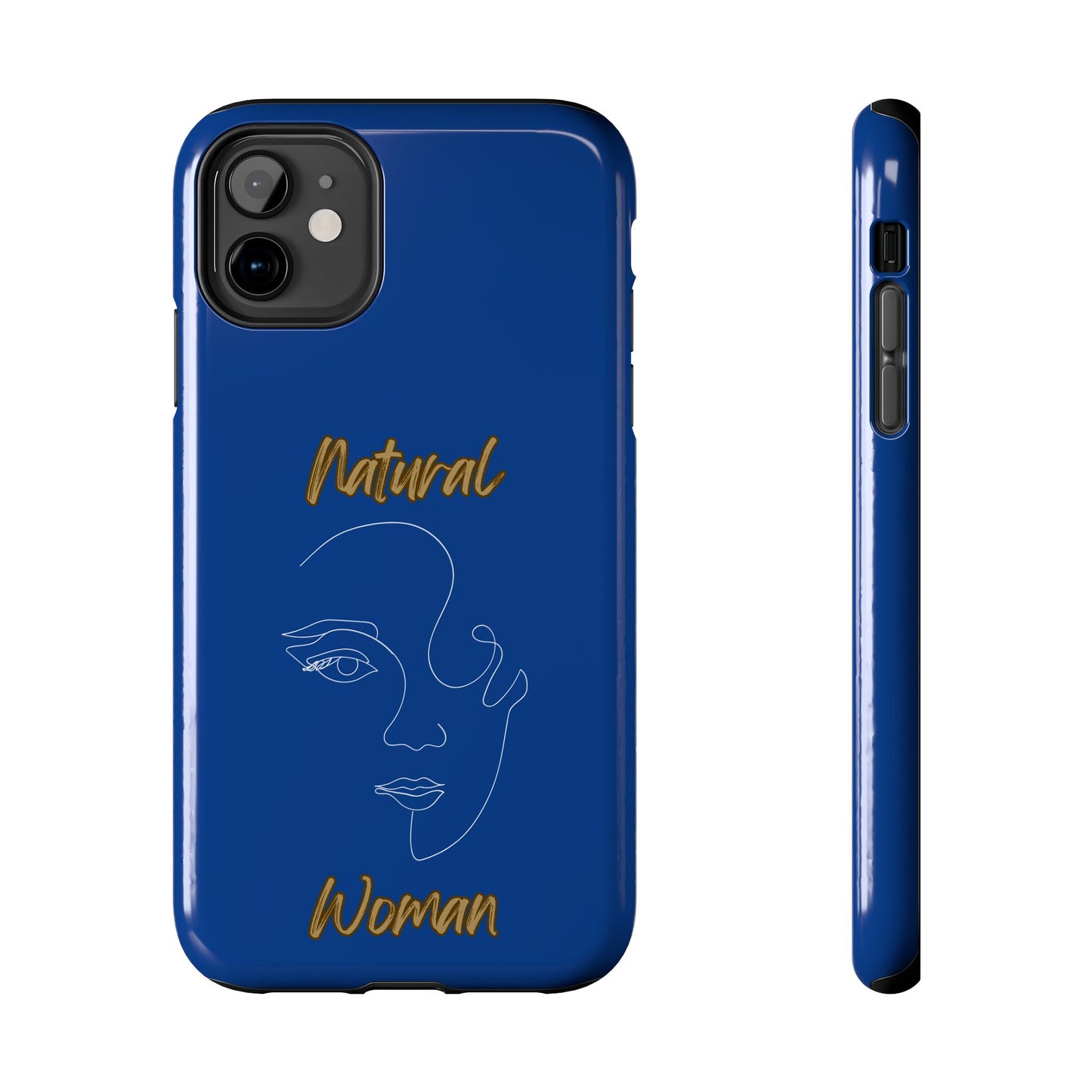 Natural Woman Looking (WL)Tough Phone Cases DARK BLUE