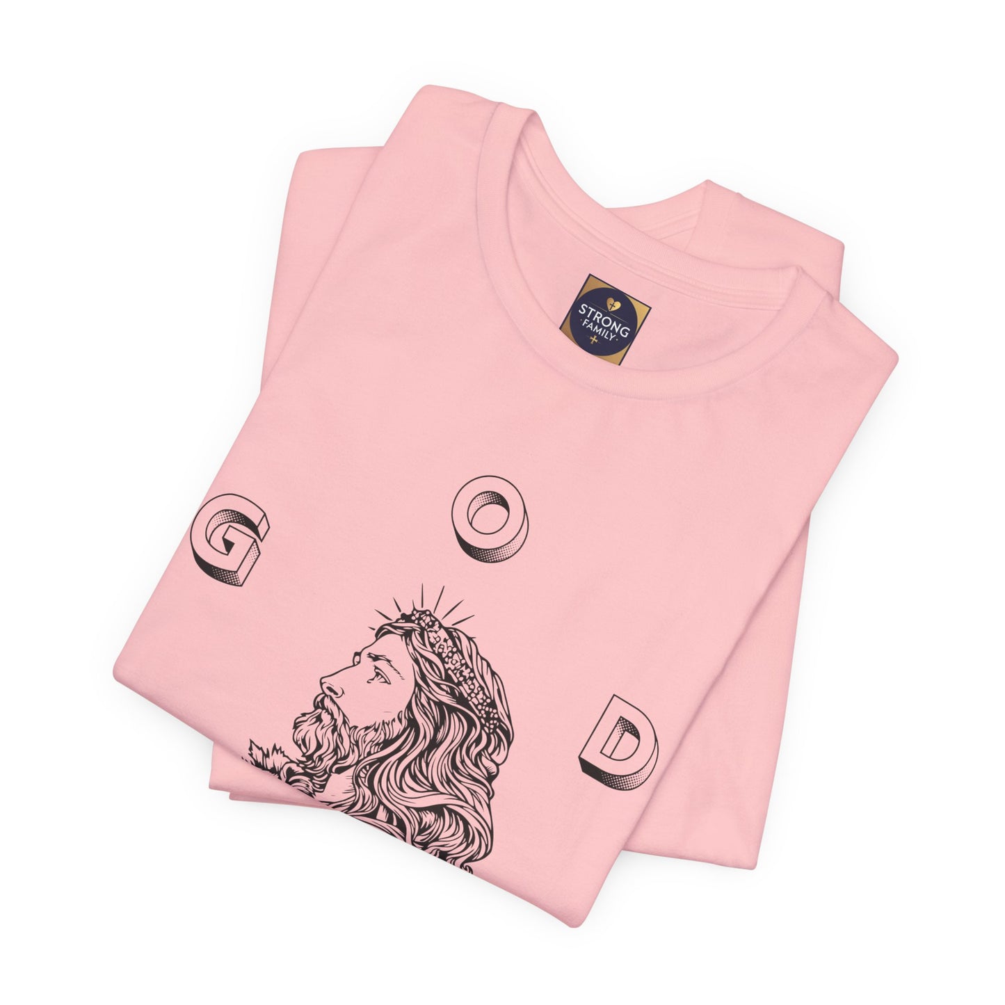 "GOD DID" —(BL) Jesus/Lion Profile