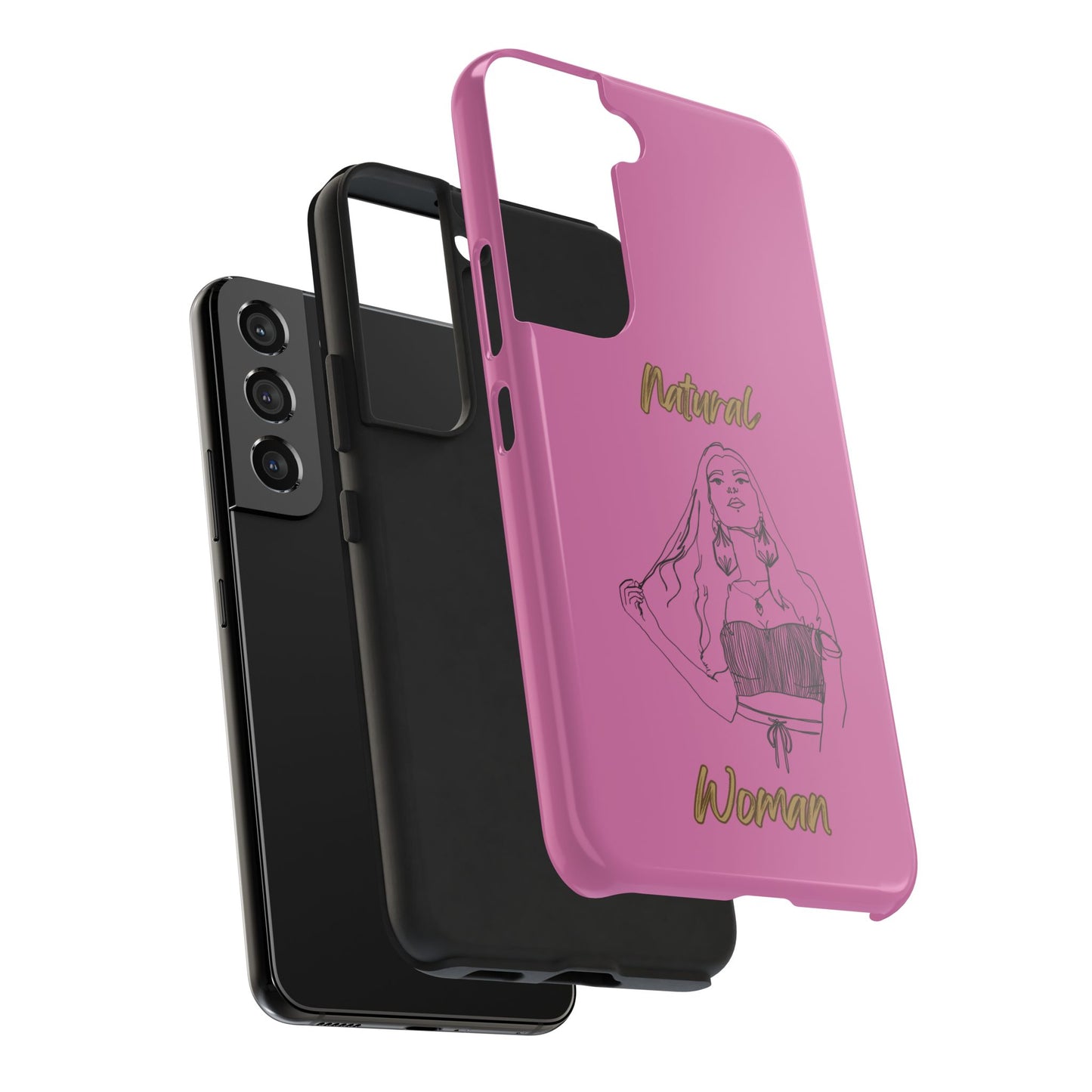 Natural Woman Thinking (BL)Tough Phone Cases LIGHT PINK